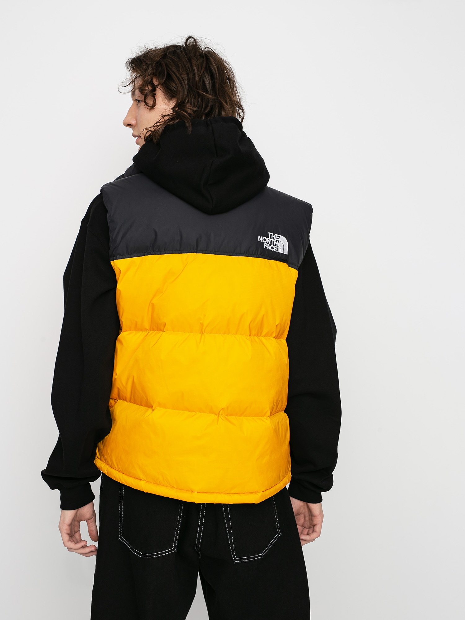 the north face 1996 retro nuptse jacket zinnia orange