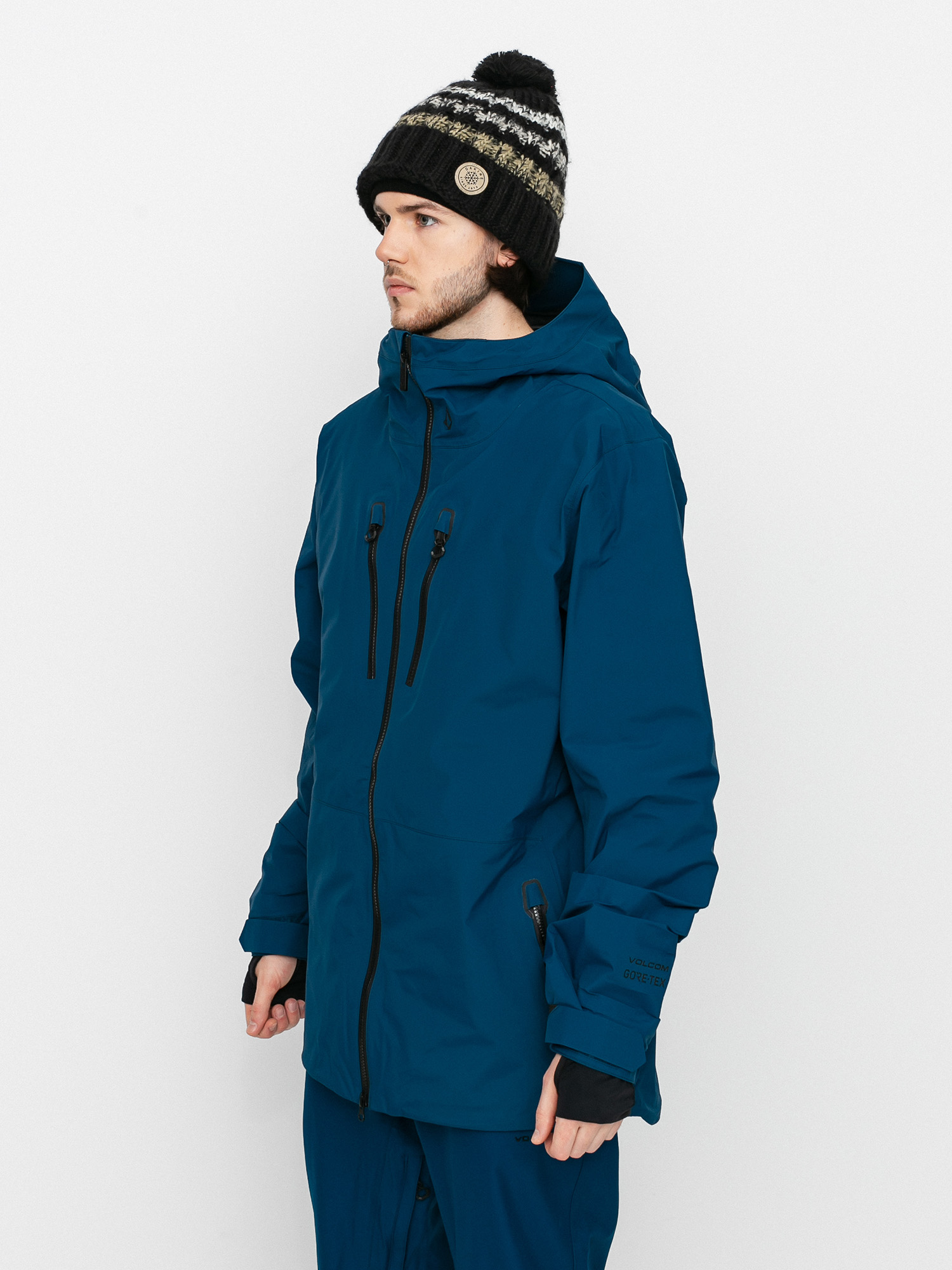 volcom snowboard jacket blue