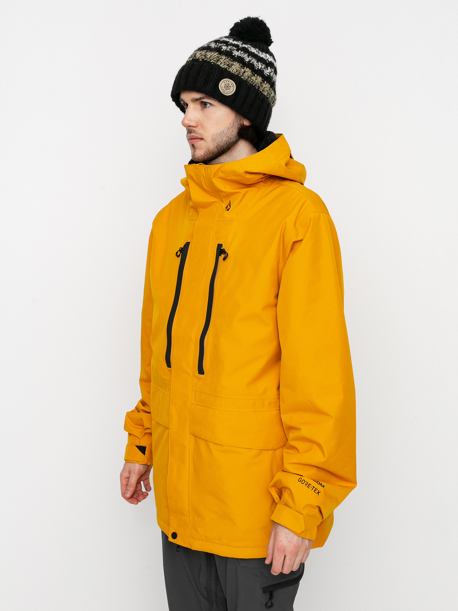 Mens Volcom Ten Ins Gore Tex Snowboard jacket (resin gold)