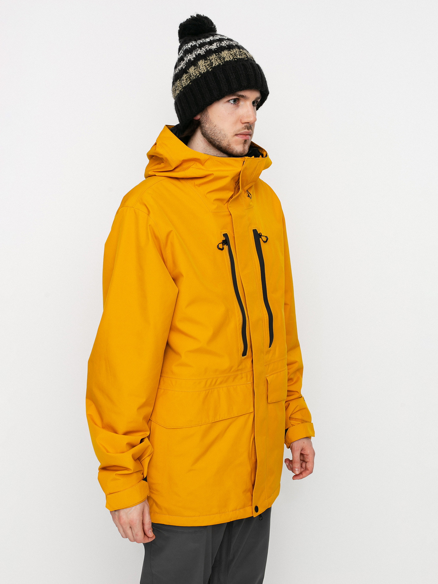 Mens Volcom Ten Ins Gore Tex Snowboard jacket (resin gold)
