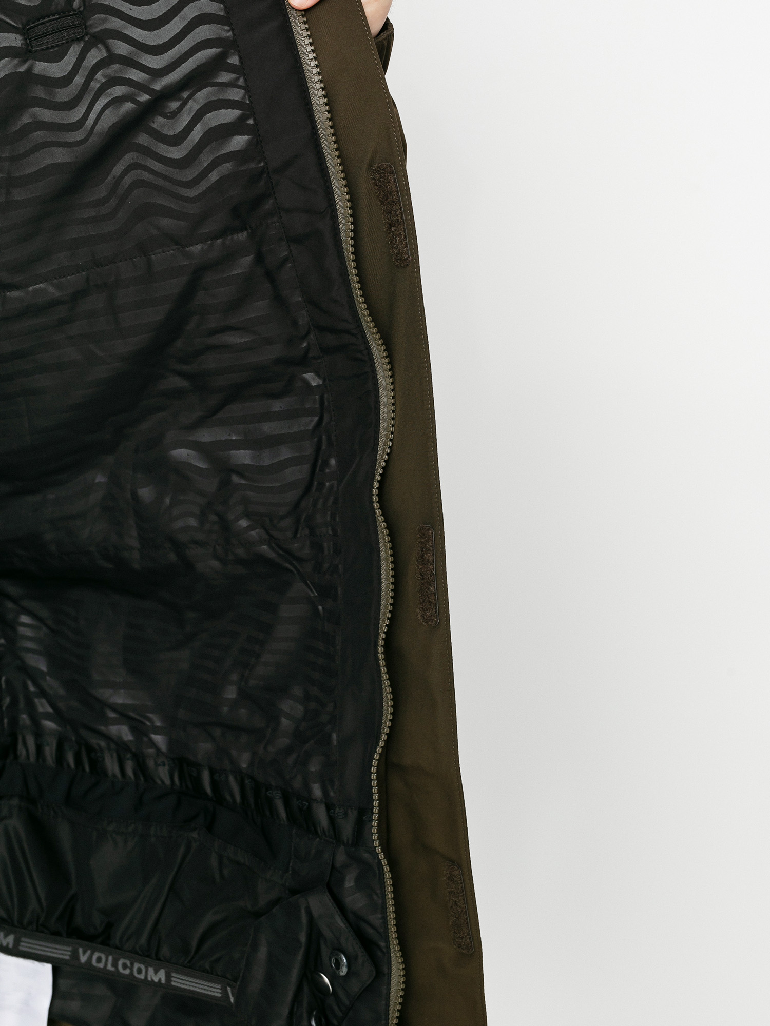 Mens Volcom Ten Ins Gore Tex Snowboard jacket (black military)
