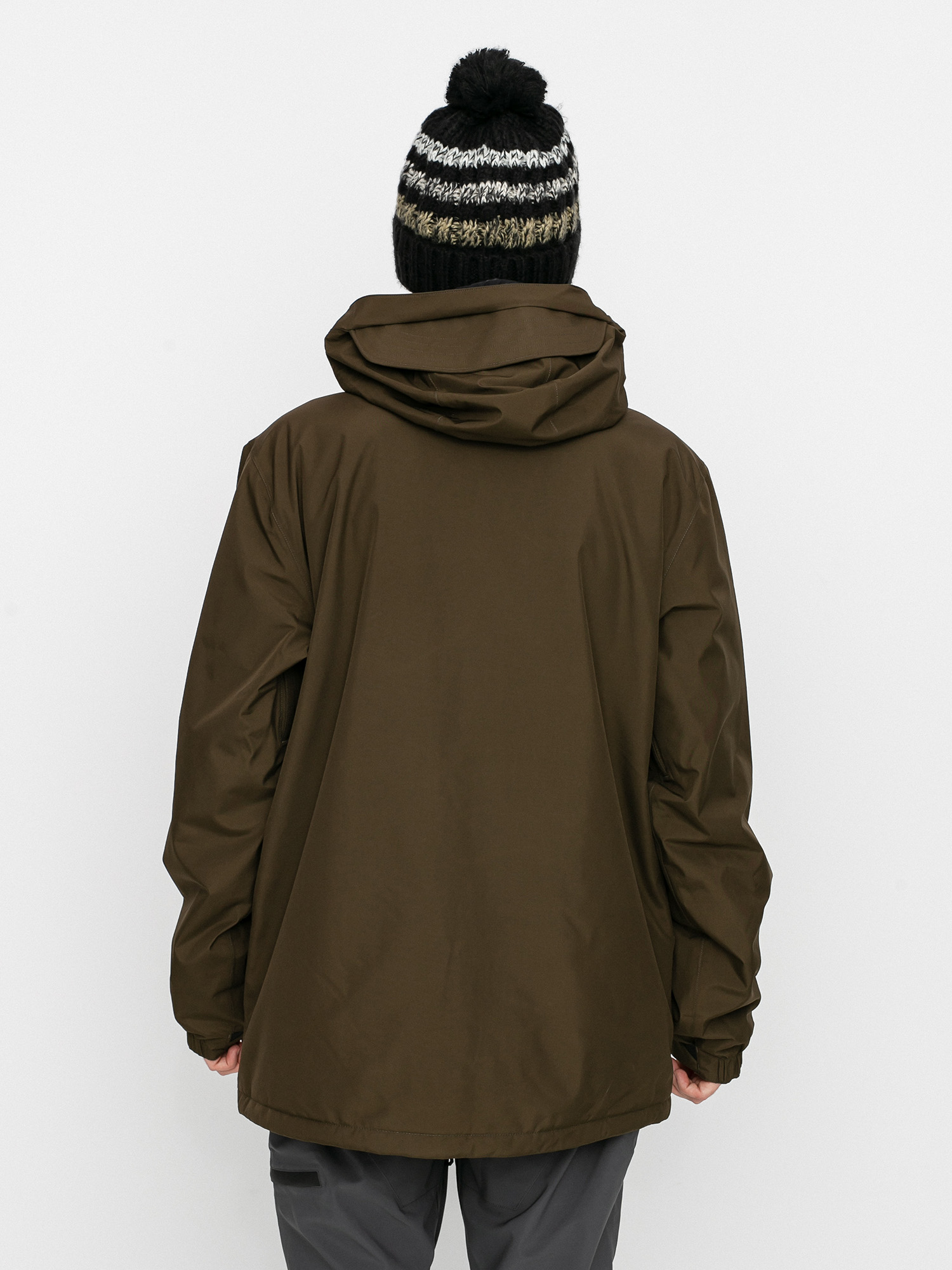 Mens Volcom Ten Ins Gore Tex Snowboard jacket (black military)