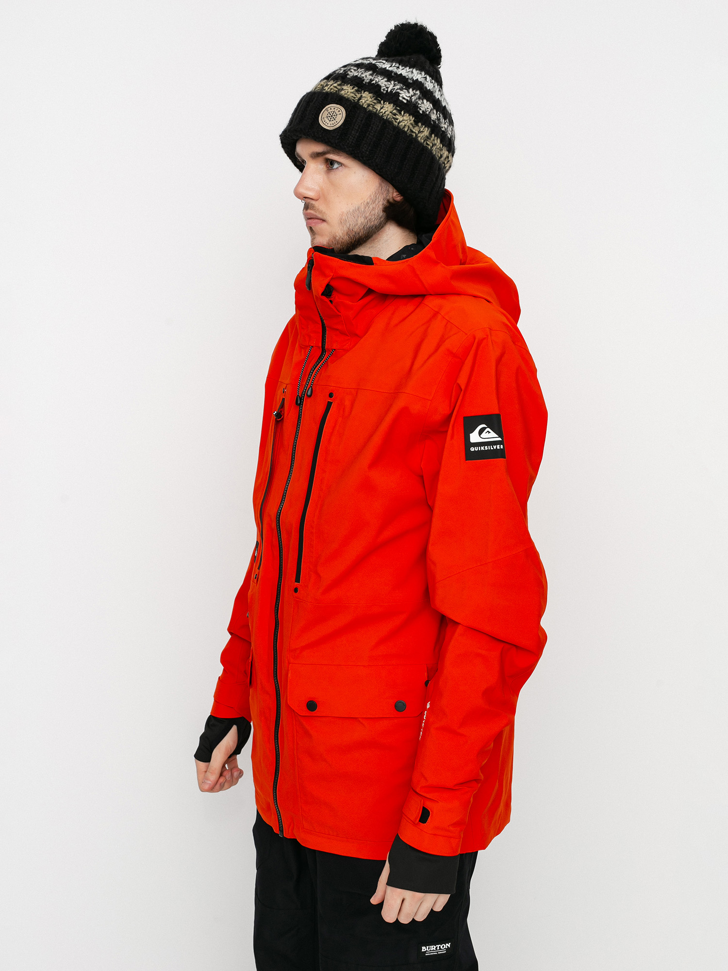 Herren Quiksilver Black Alder 2L Gore-Tex Snowboardjacke (pureed pumpkin)