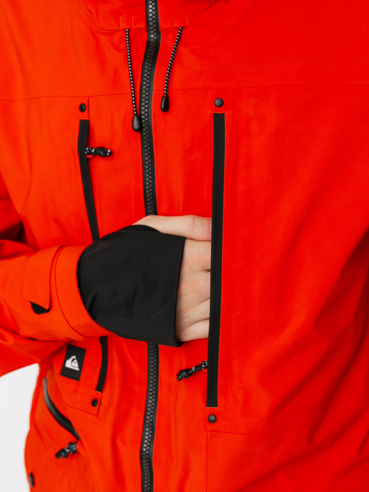 Mens Quiksilver Black Alder 2L Gore-Tex Snowboard jacket (pureed pumpkin)