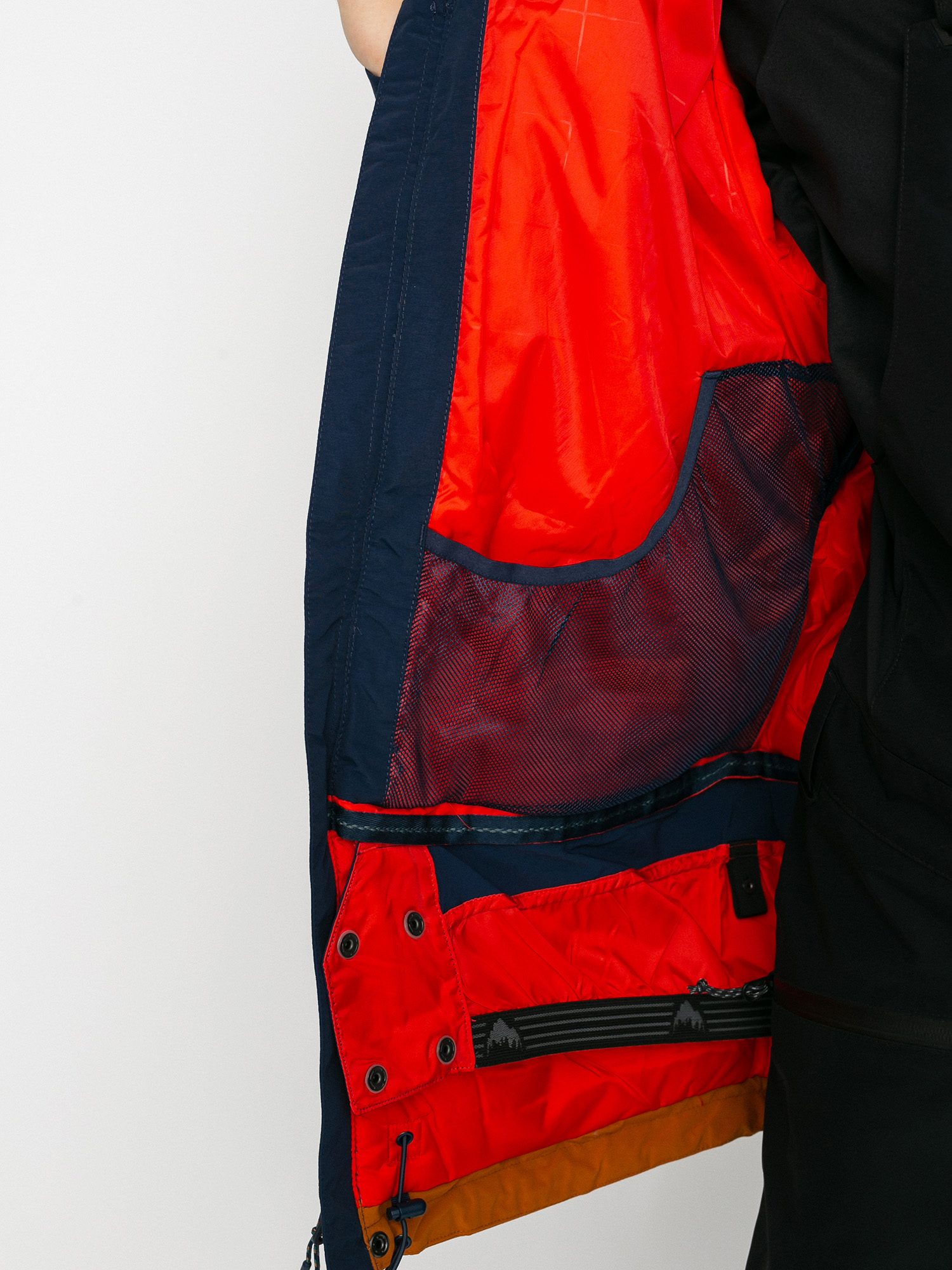 Mens Burton Breach Insulated Snowboard jacket (dress blue/antique green/true penny)