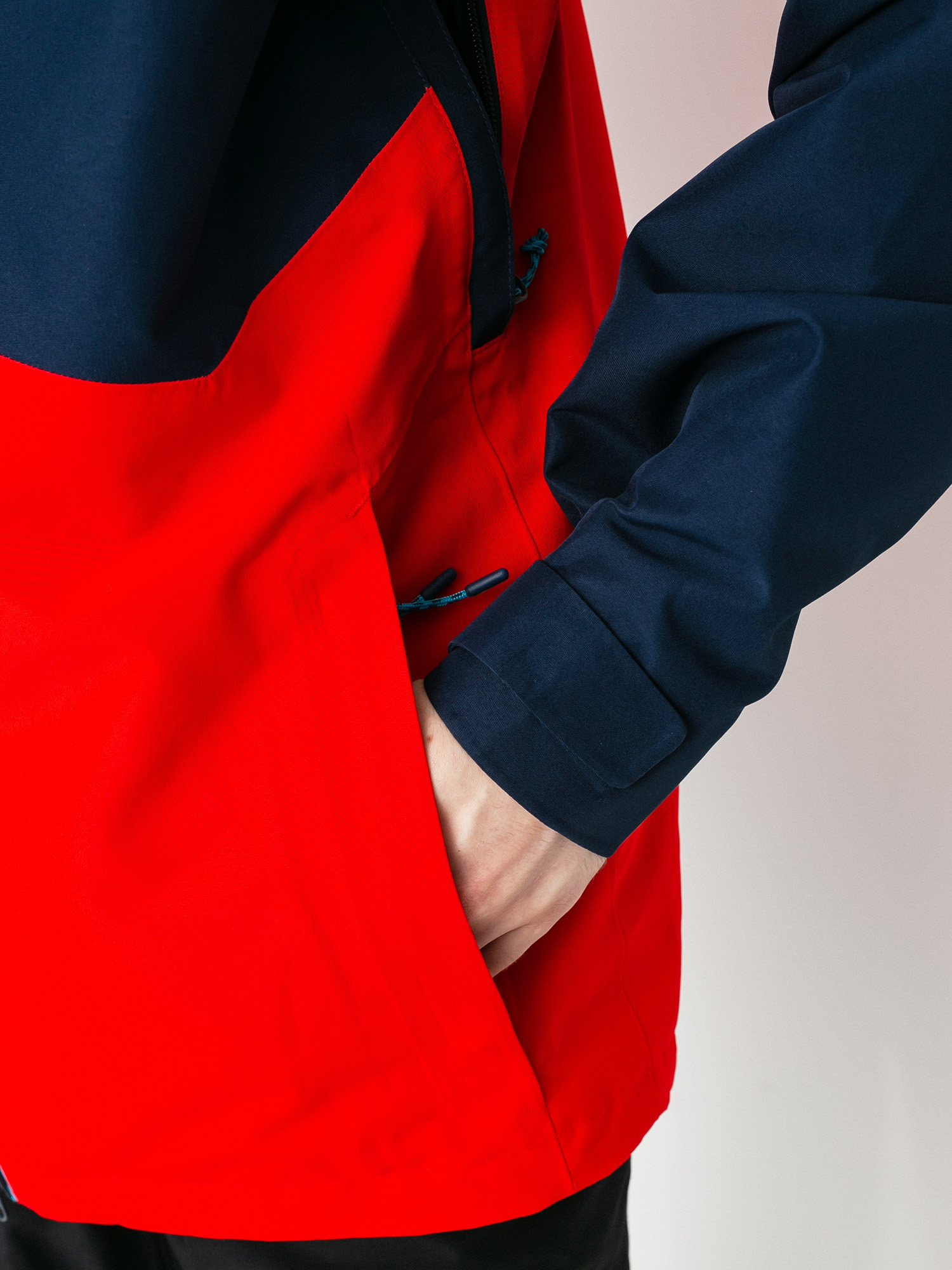 Mens Burton Gore Tex Radial Insulated Snowboard jacket (flame scarlet/dress blue)