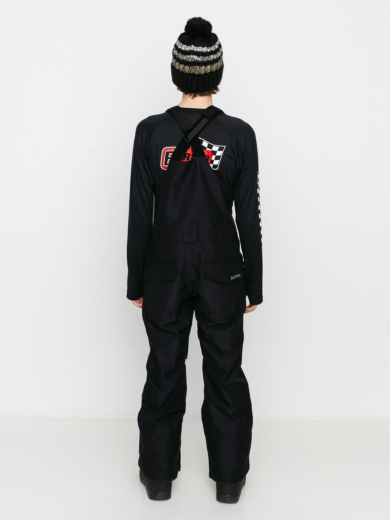 Mens Burton Gore Tex Reserve Bib Snowboard pants (true black)