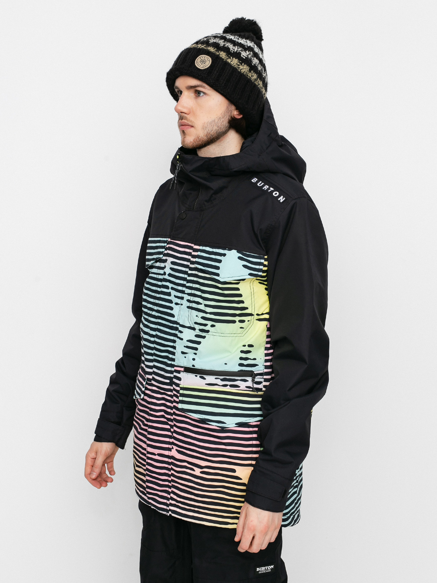 quarter zip snowboard jacket