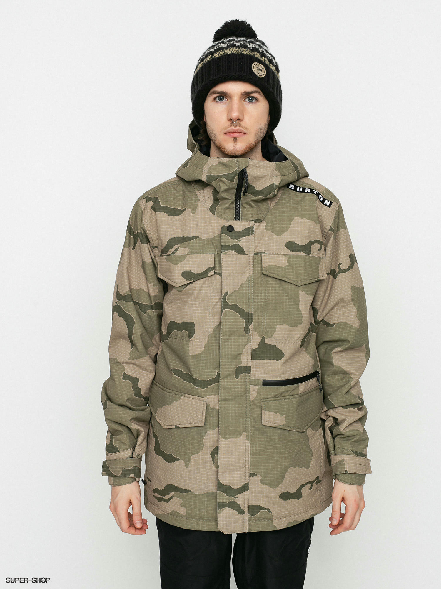 Mens Burton Covert Snowboard jacket barren camo