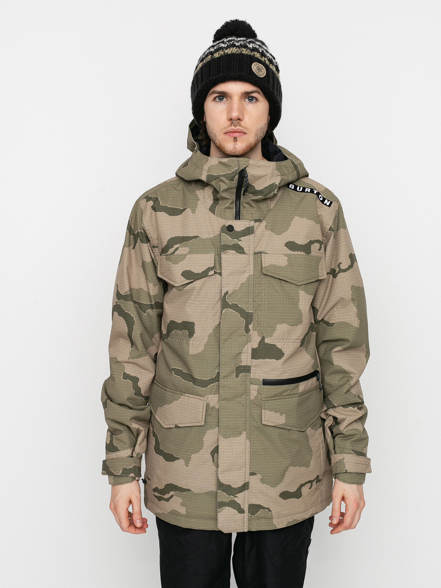 Herren Burton Covert Snowboardjacke (barren camo)