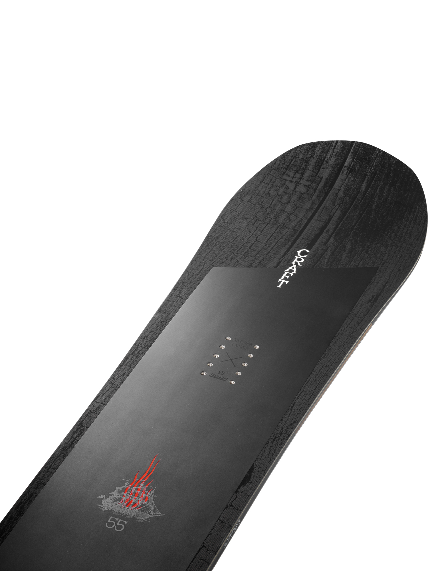 Mens Salomon Craft Snowboard (white/black)