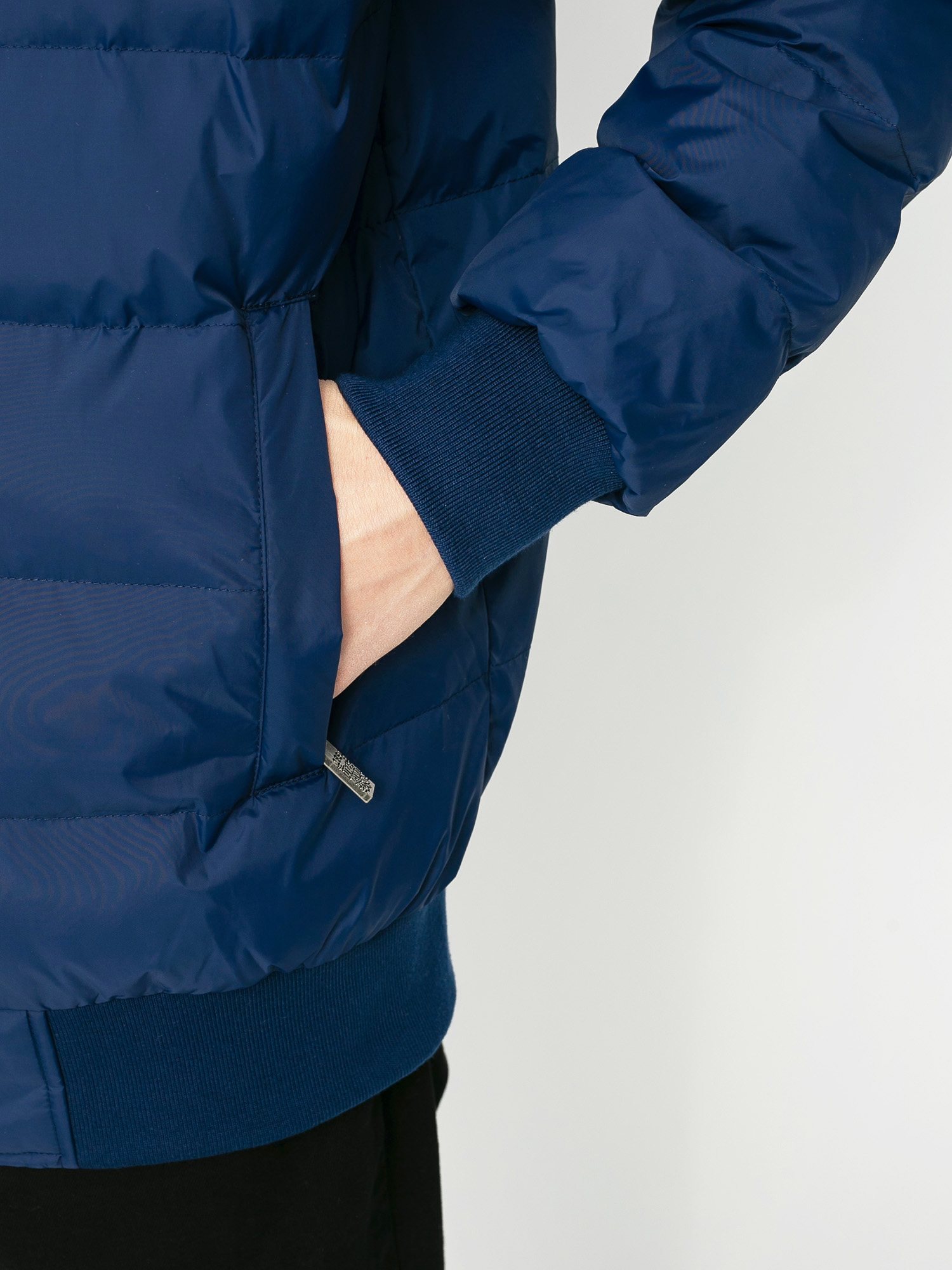 navy blue box jacket