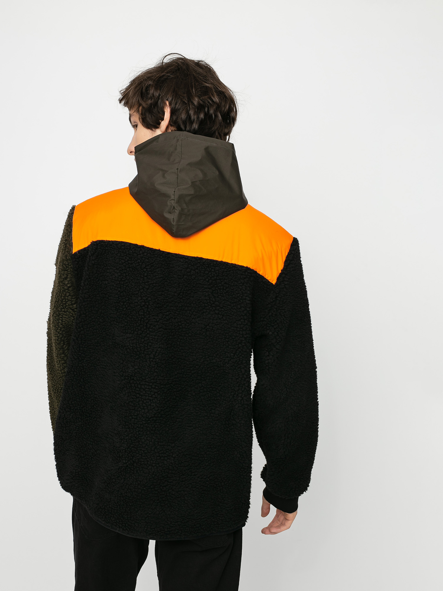 Herren Champion Half Zip Sweatshirt HD 214812 Fleecejacke (nbk/blv/crt)