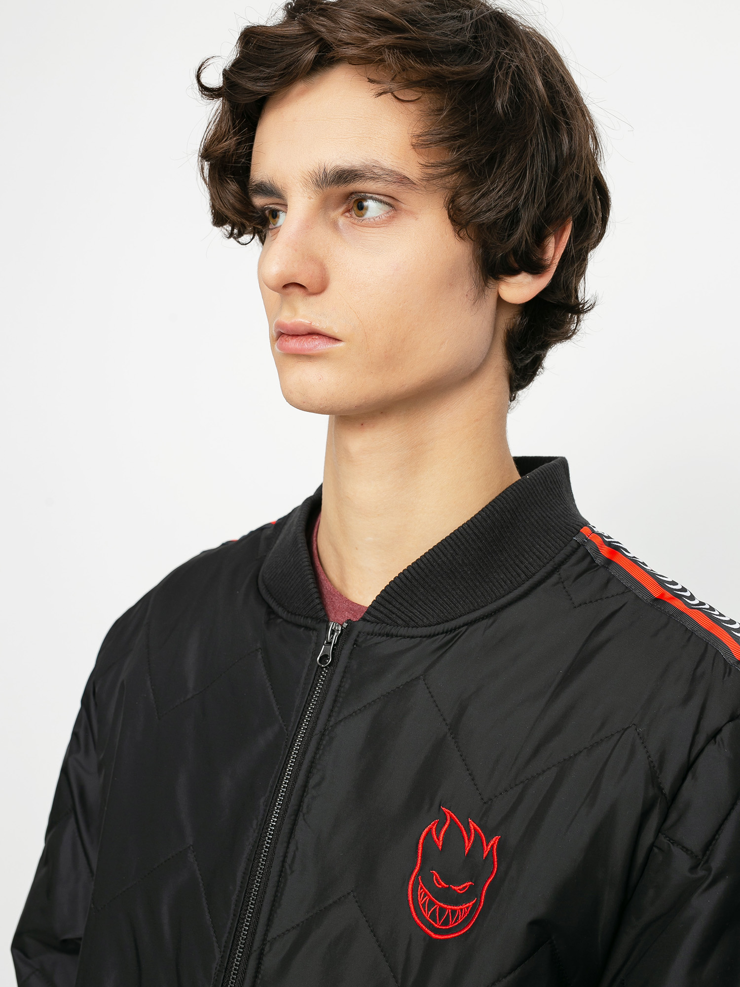 Spitfire Big Head Bomber Jacket (black/red)