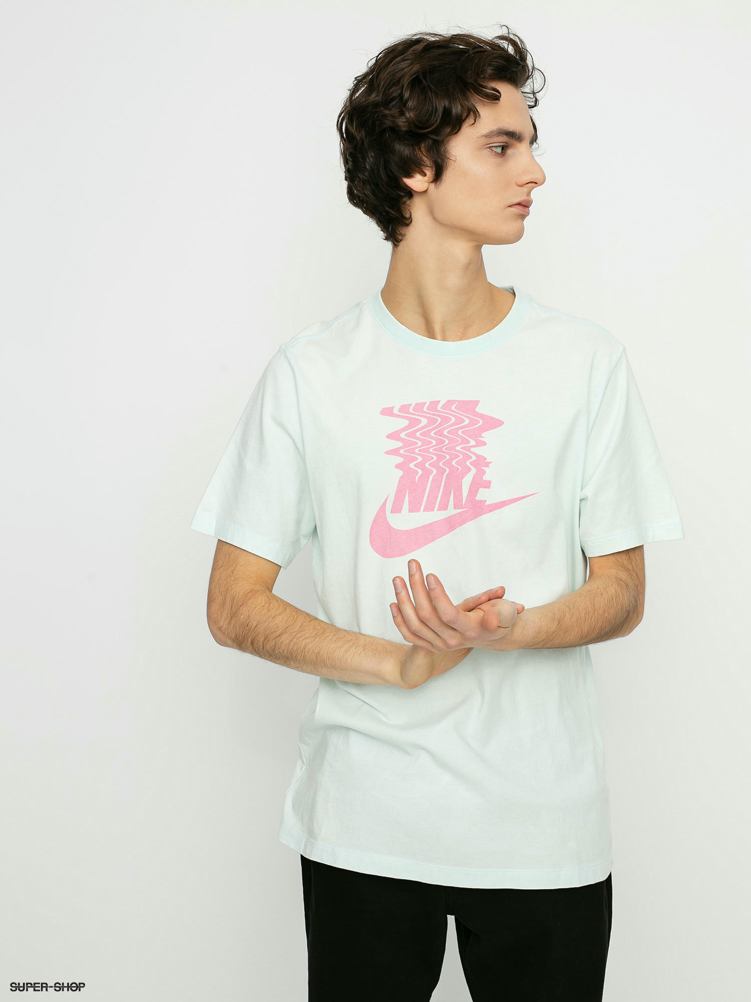 teal tint nike shirt