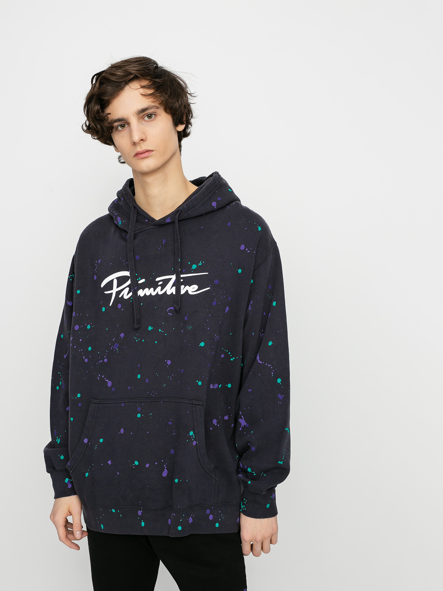 Primitive Nuevo Puff Washed HD Hoodie (black)