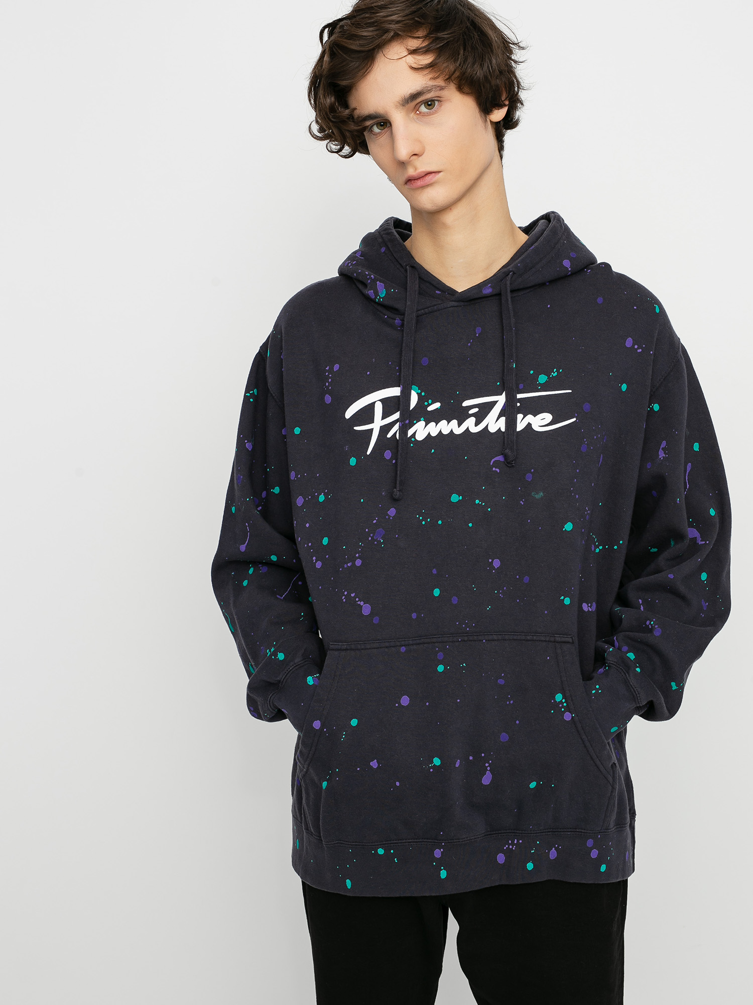 Primitive Nuevo Puff Washed HD Hoodie (black)