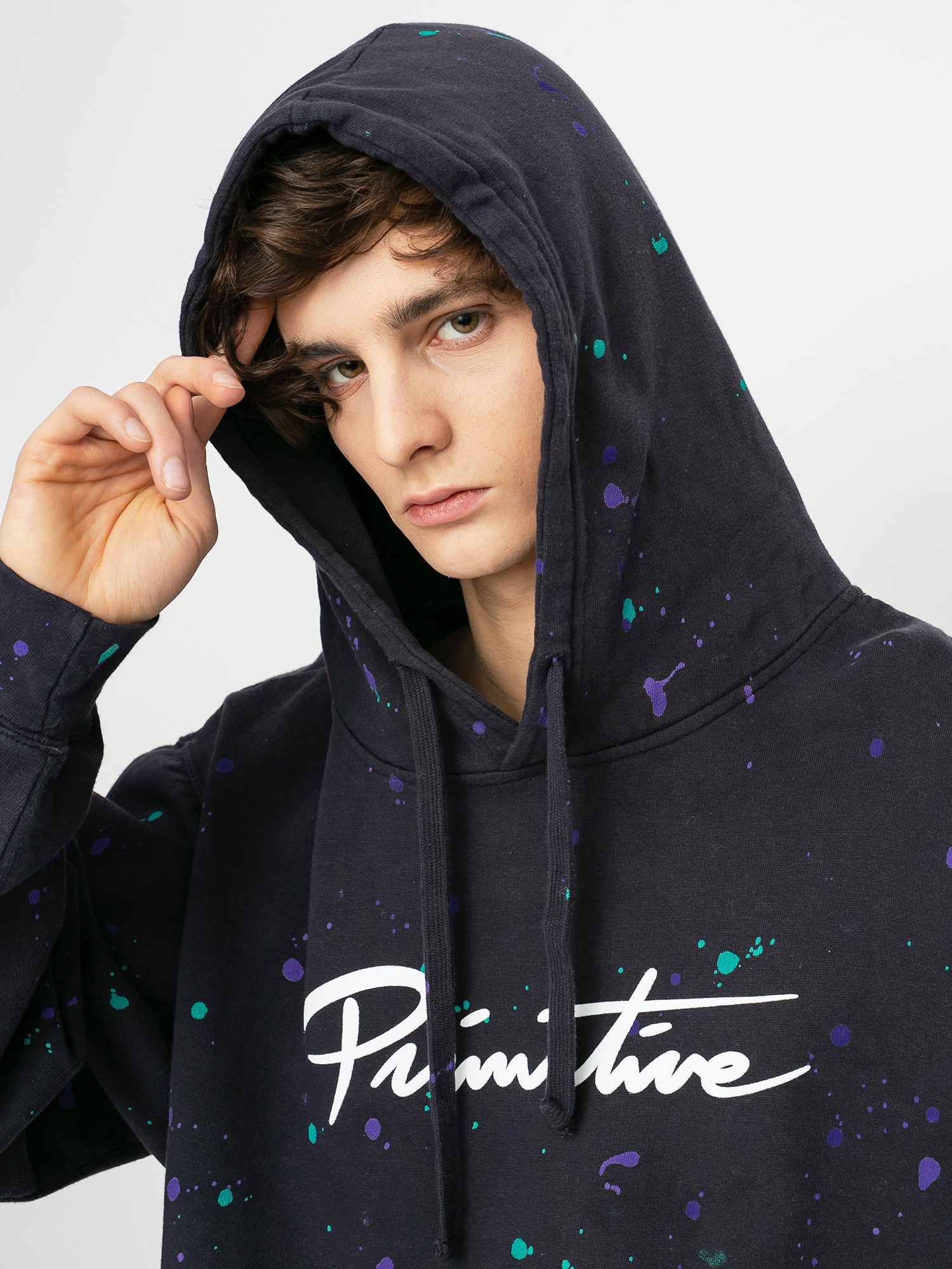 Primitive Nuevo Puff Washed HD Hoodie (black)