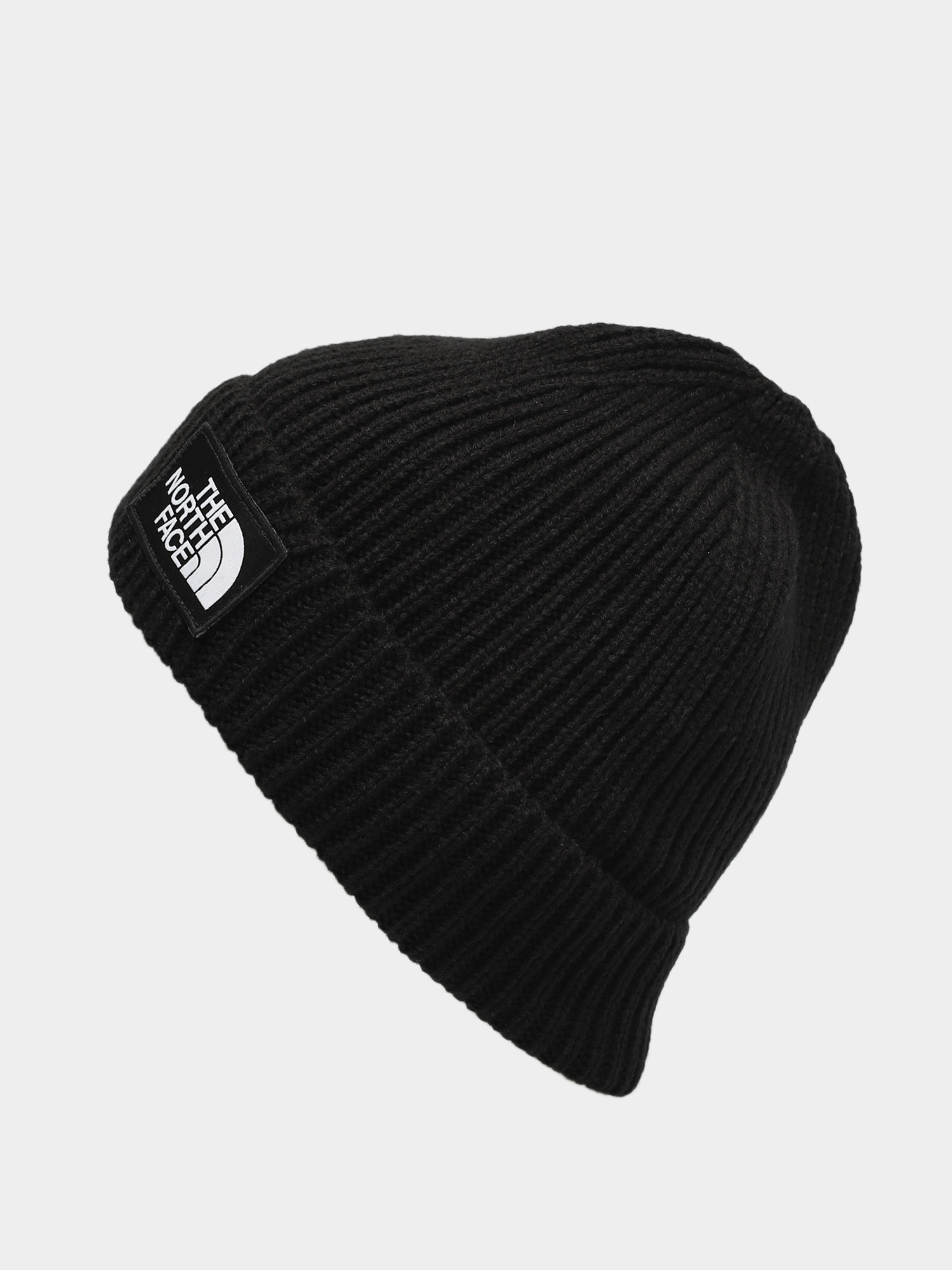 The North Face TNF Logo Box Beanie (black)