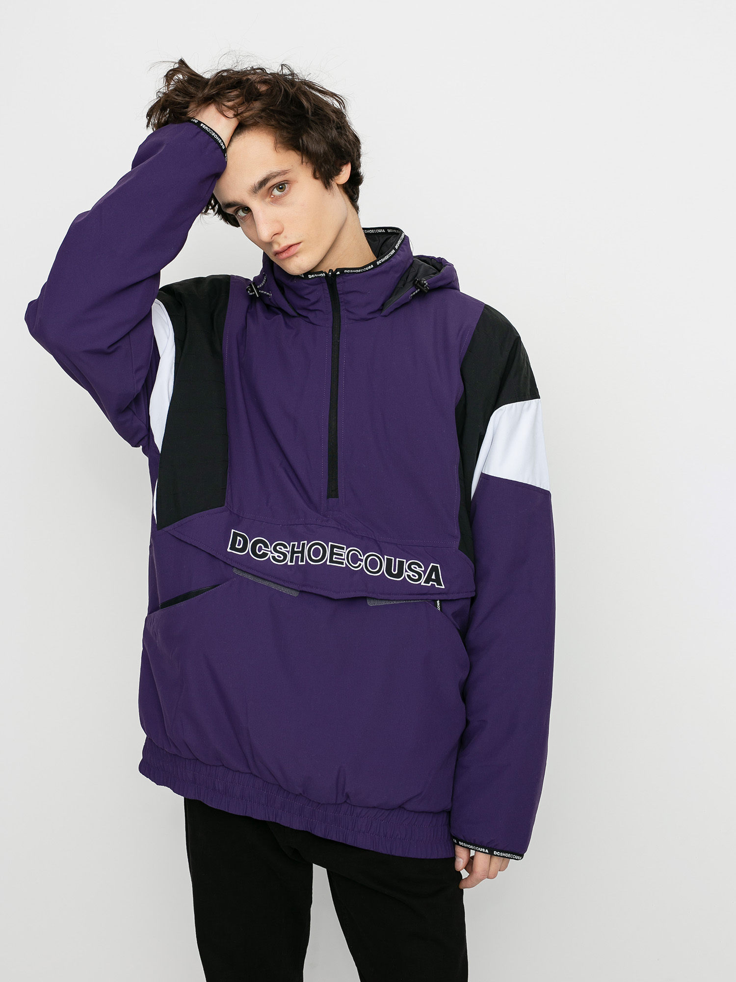 DC Transition Reversible Anorak Snowboard jacket violet (grape)