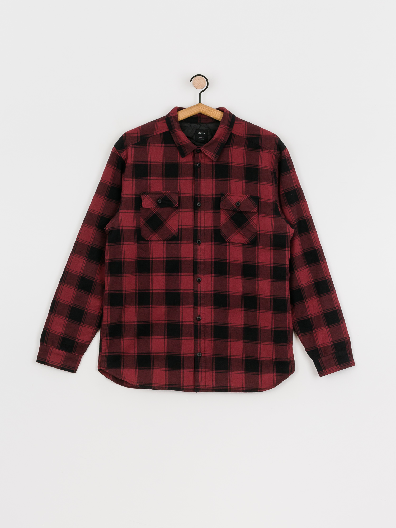 RVCA Replacement Flannel Ls Shirt (red)