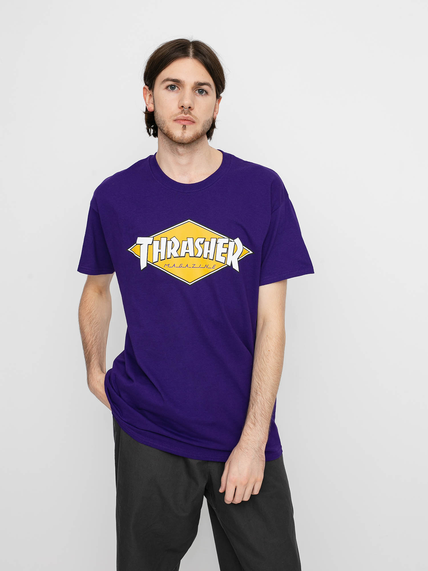 Thrasher Diamond Logo T-shirt (purple)