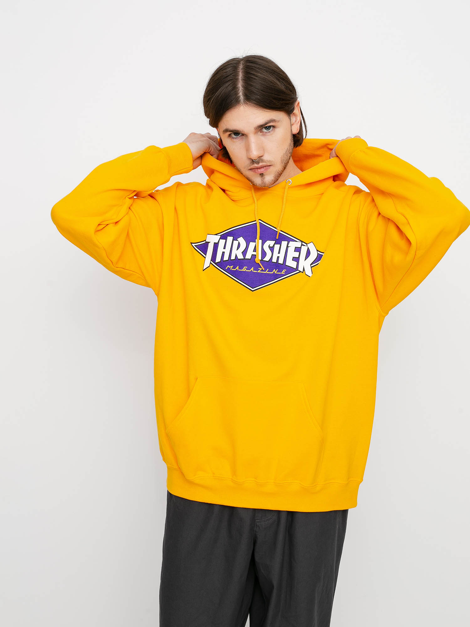 Thrasher Diamond Logo HD Hoodie (gold)