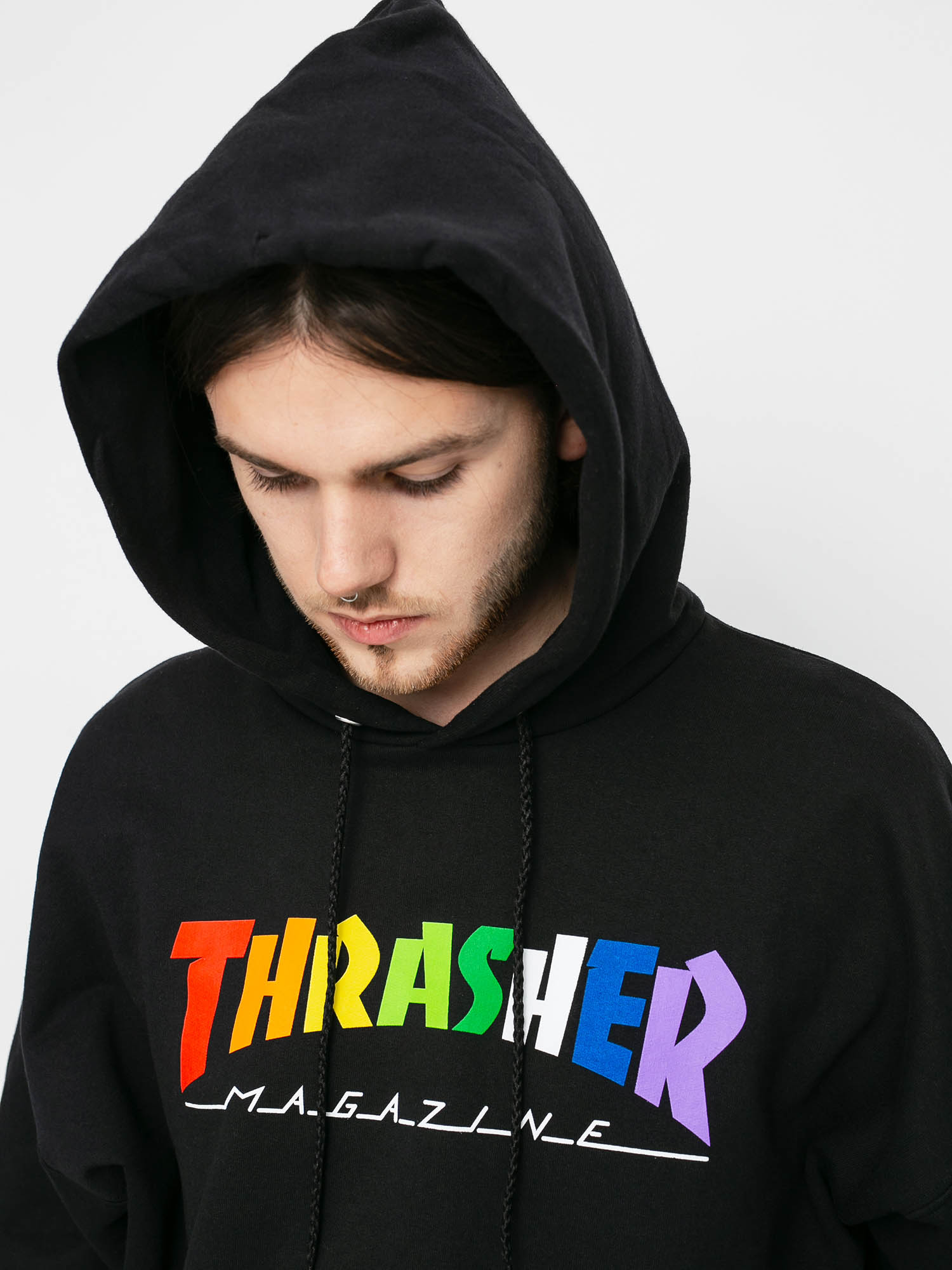 Thrasher Rainbow Mag HD Hoodie (black)