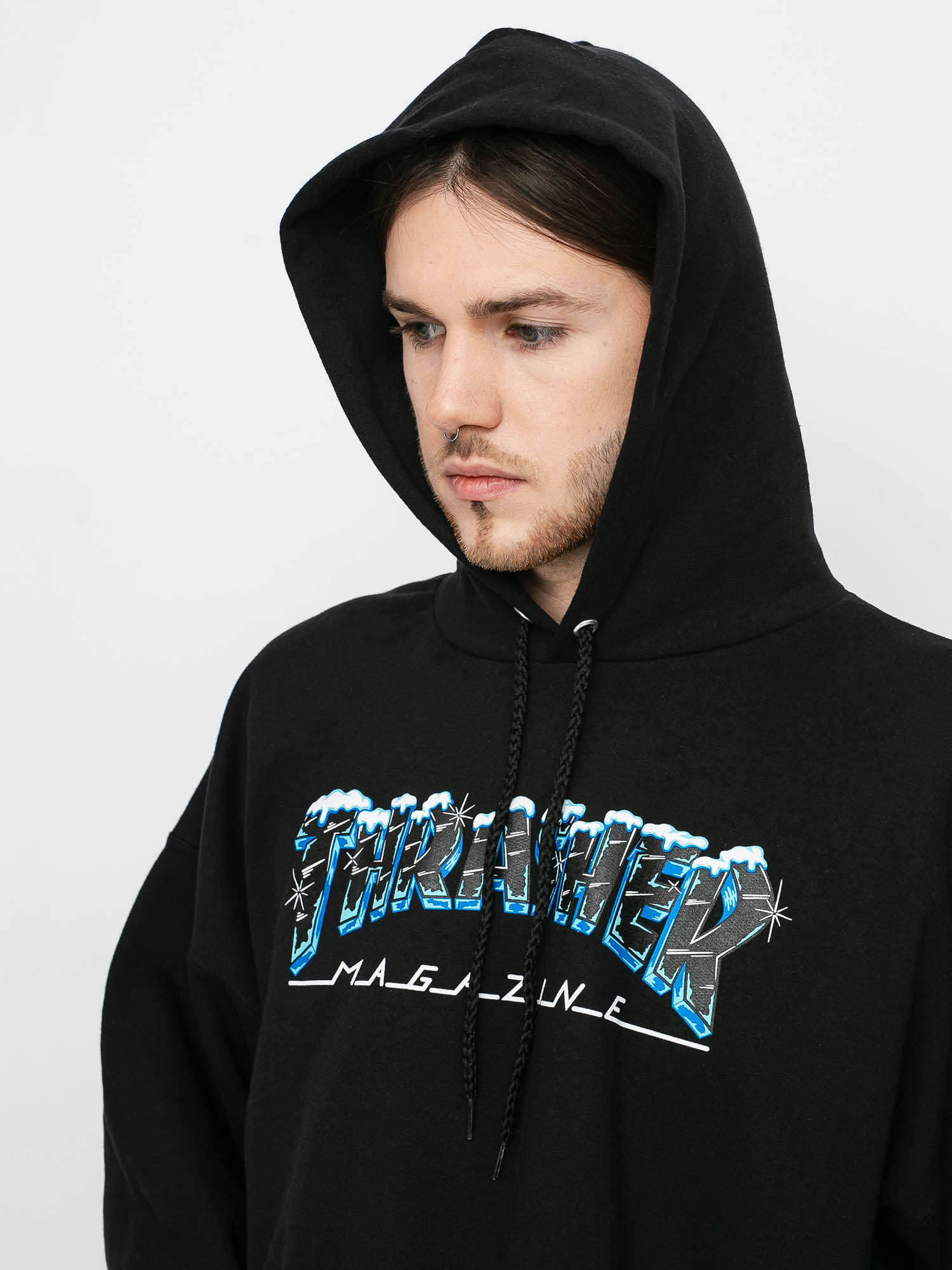 Thrasher Black Ice HD Hoodie (black)