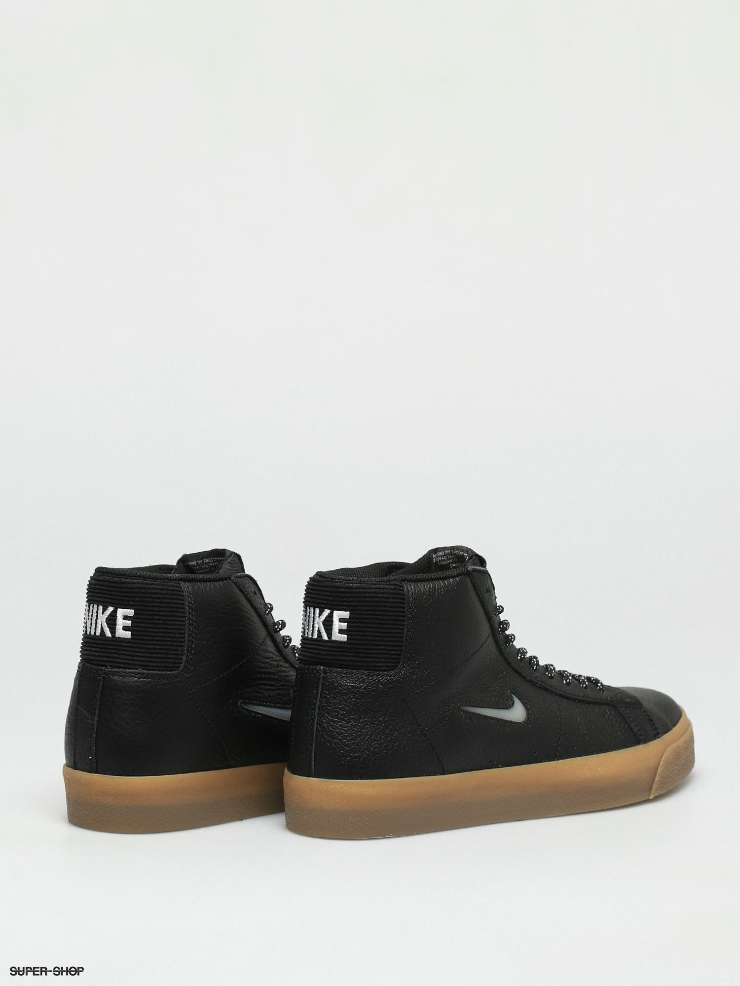 Blazer mid hotsell premium black gum