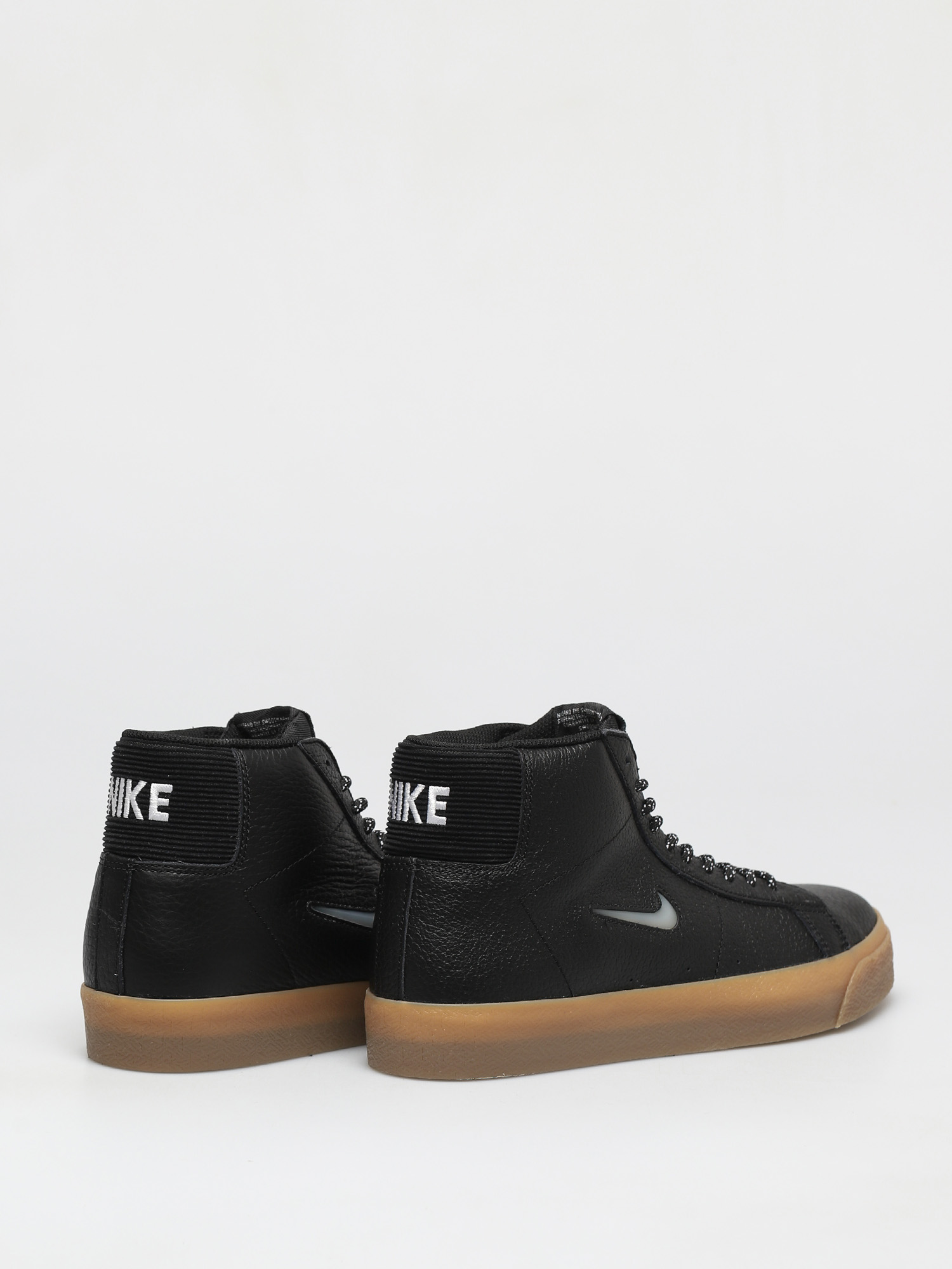 Nike SB Zoom Blazer Mid Premium Shoes (black/white black gum light brown)