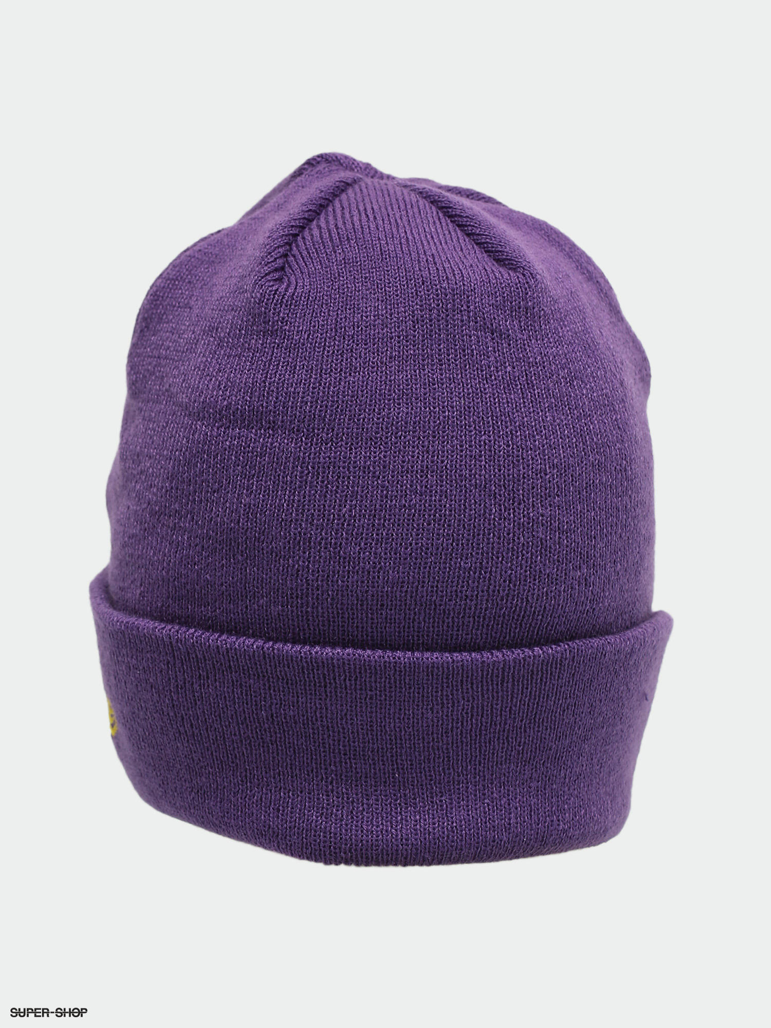 Er is behoefte aan Verplaatsbaar Profeet New Era Team Colour Out Line Los Angeles Lakers Cuff Knit Beanie (purple)