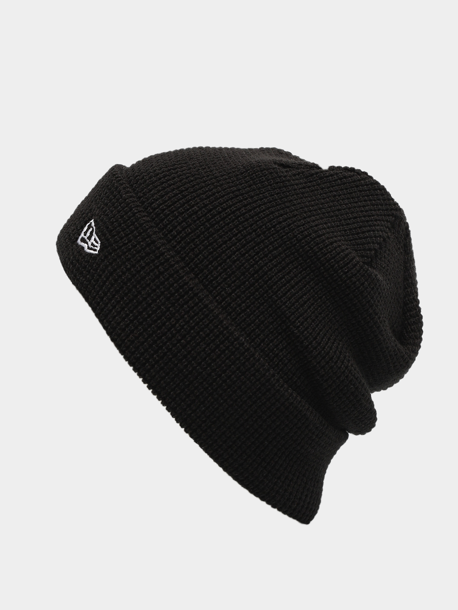 New Era Colour Waffle Knit Beanie (black)