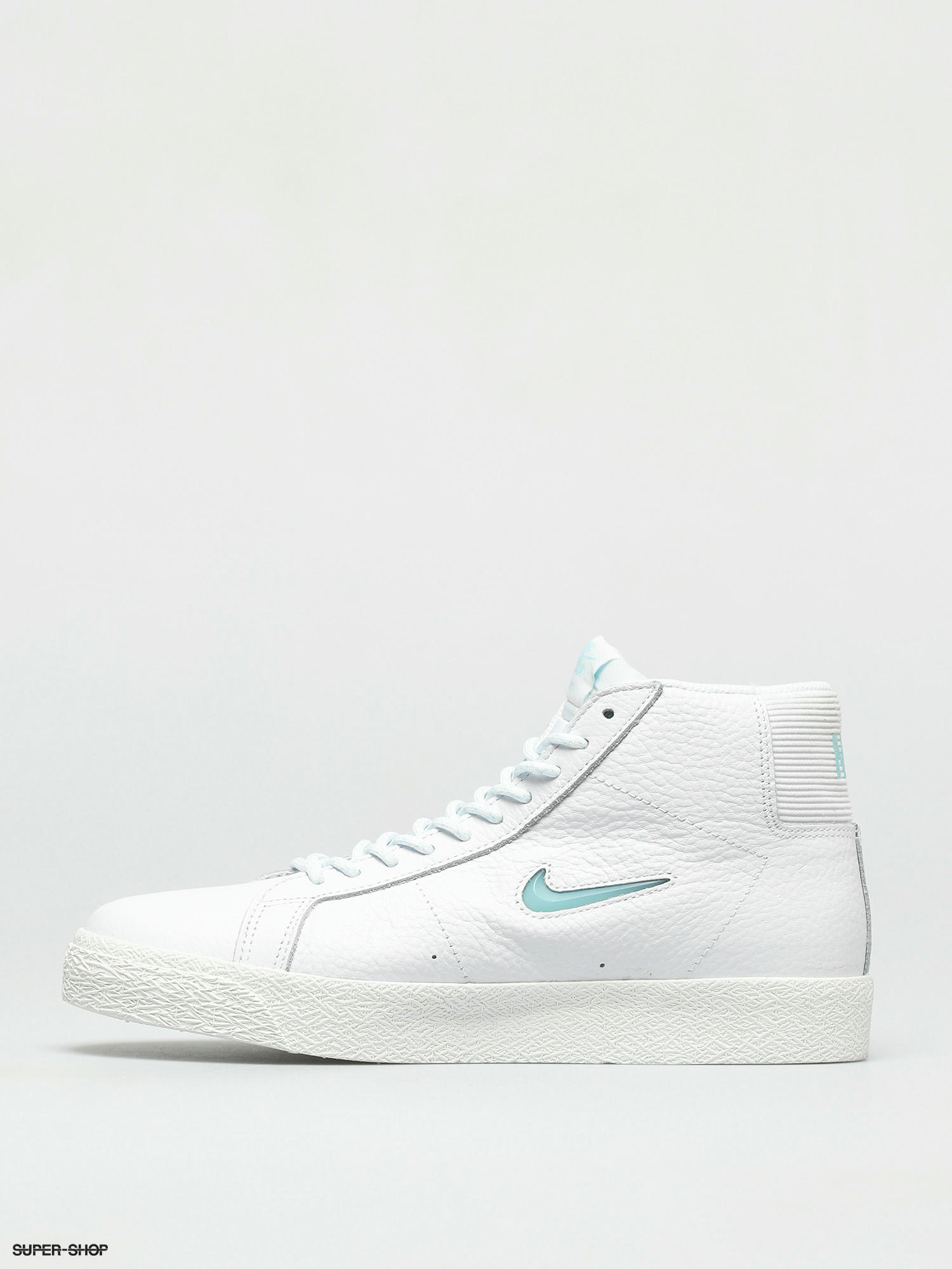 Nike Sb Zoom Blazer Mid Premium Shoes White Glacier Ice White Summit White