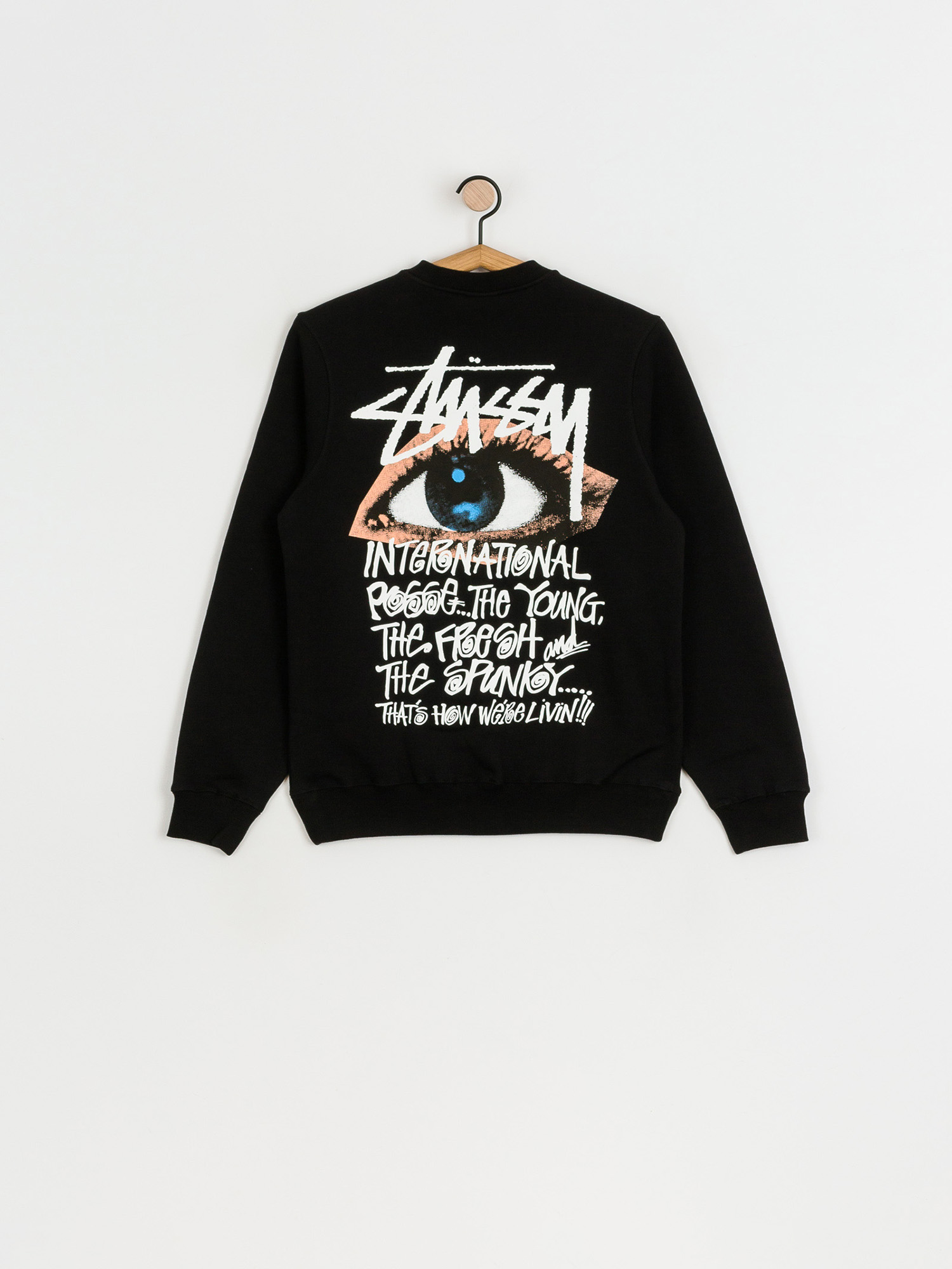 Stussy Ocular Sweatshirt Wmn (black)