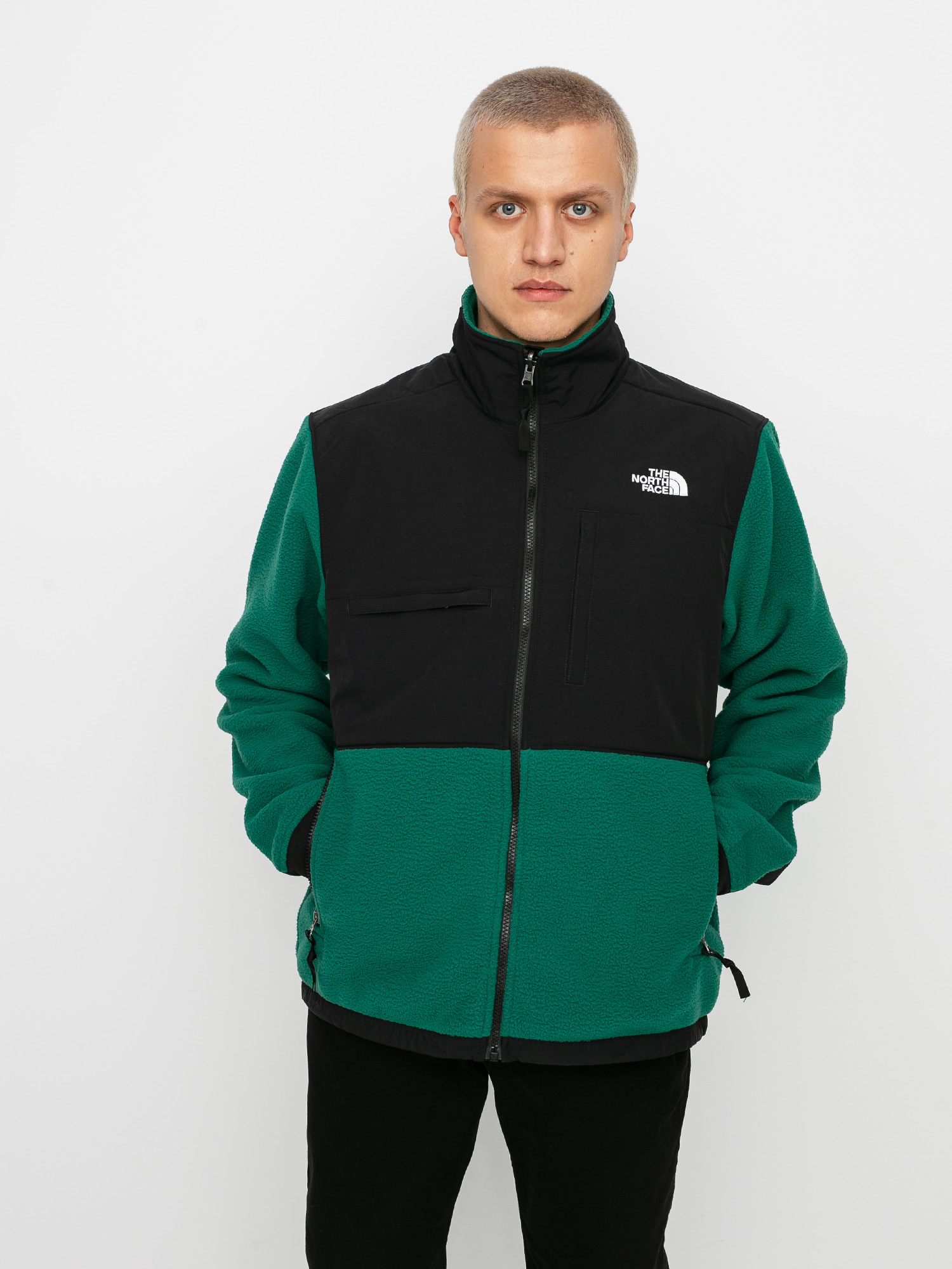 Mens The North Face Denali 2 Fleece  (evergreen)