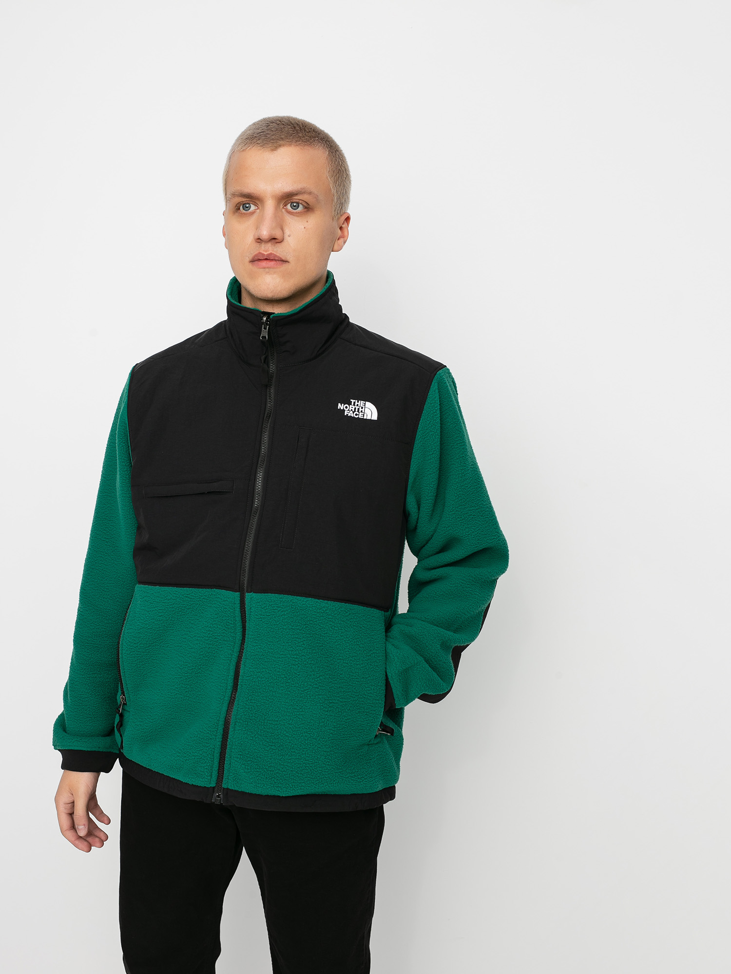 Herren The North Face Denali 2 Fleecejacke (evergreen)