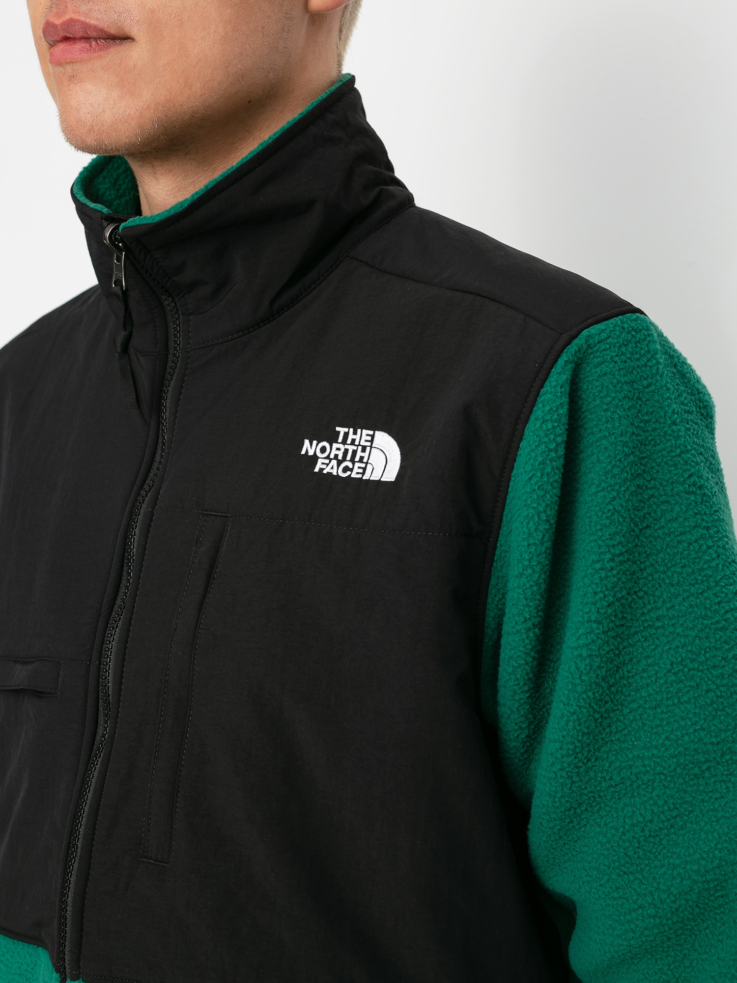 Mens The North Face Denali 2 Fleece  (evergreen)