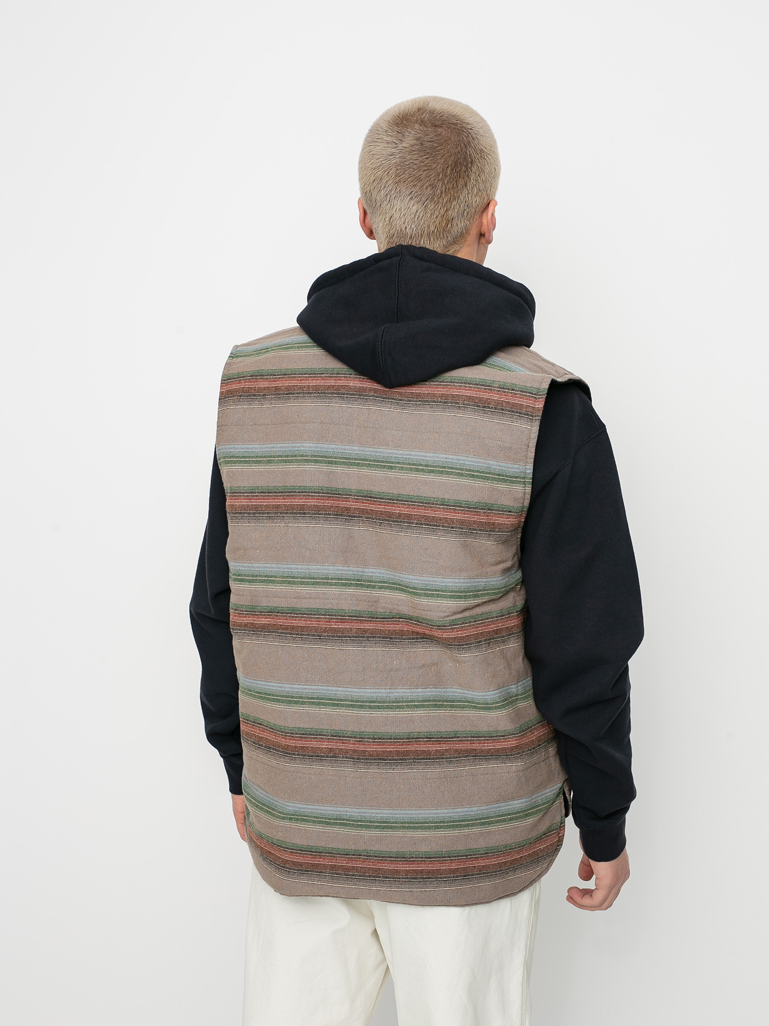 Brixton Abraham Rev Vest Jacket (black)