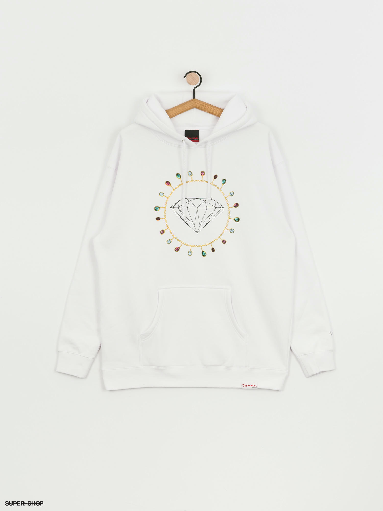 White diamond best sale hoodie