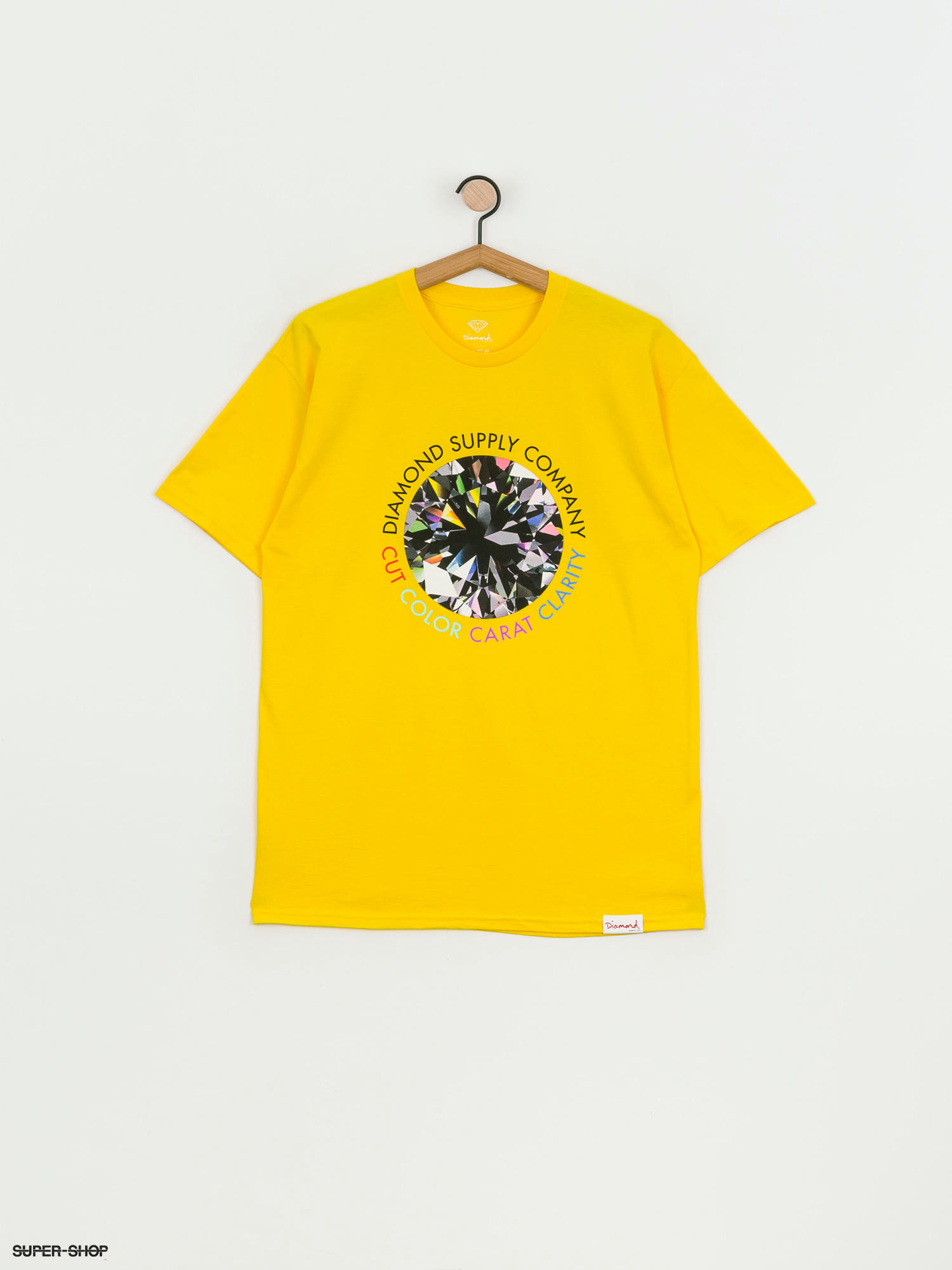 Diamond Supply Co Clarity T Shirt Yellow