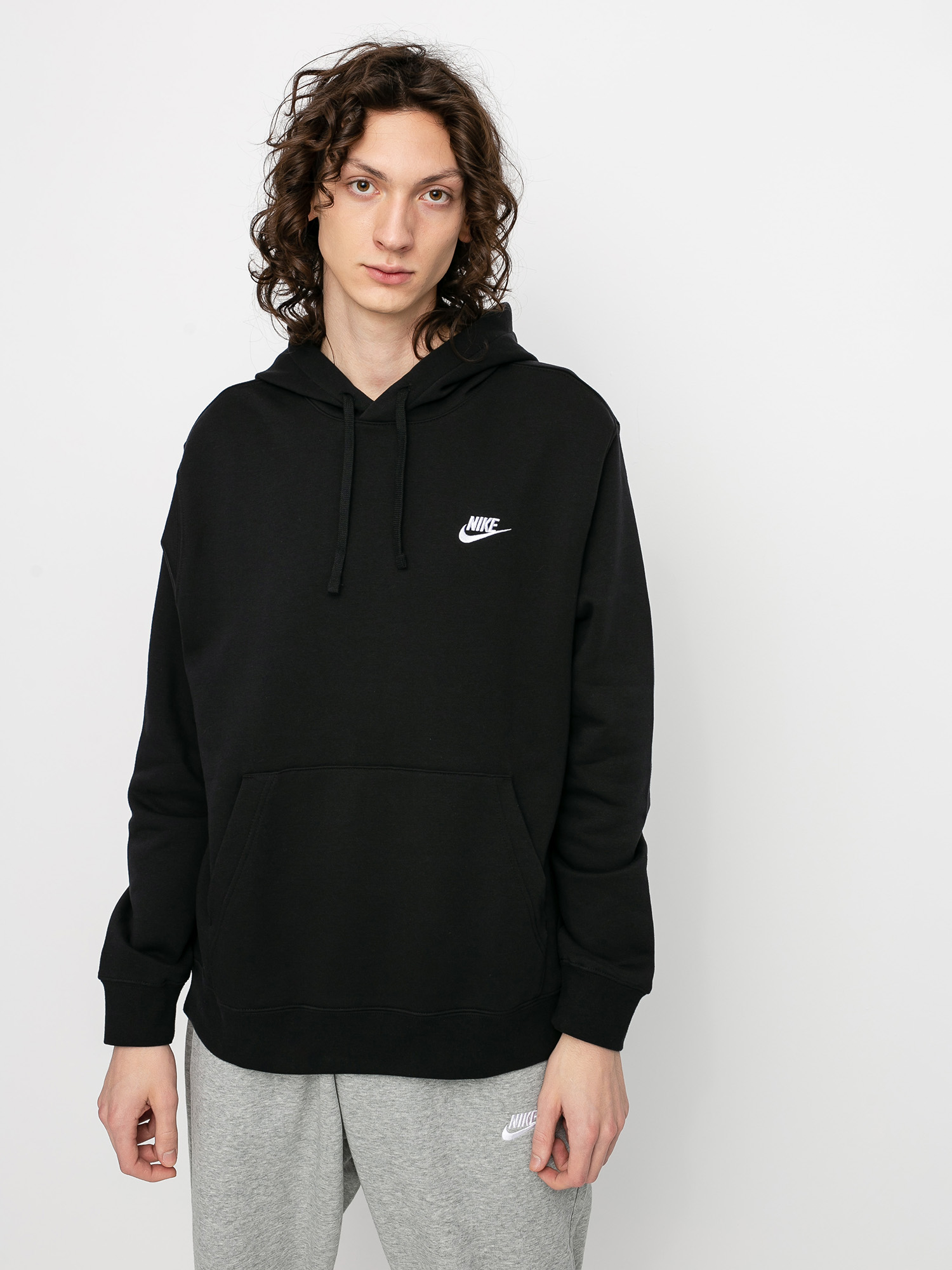 Nike Club Hoodie Po Bb HD Hoody (black/black/white)
