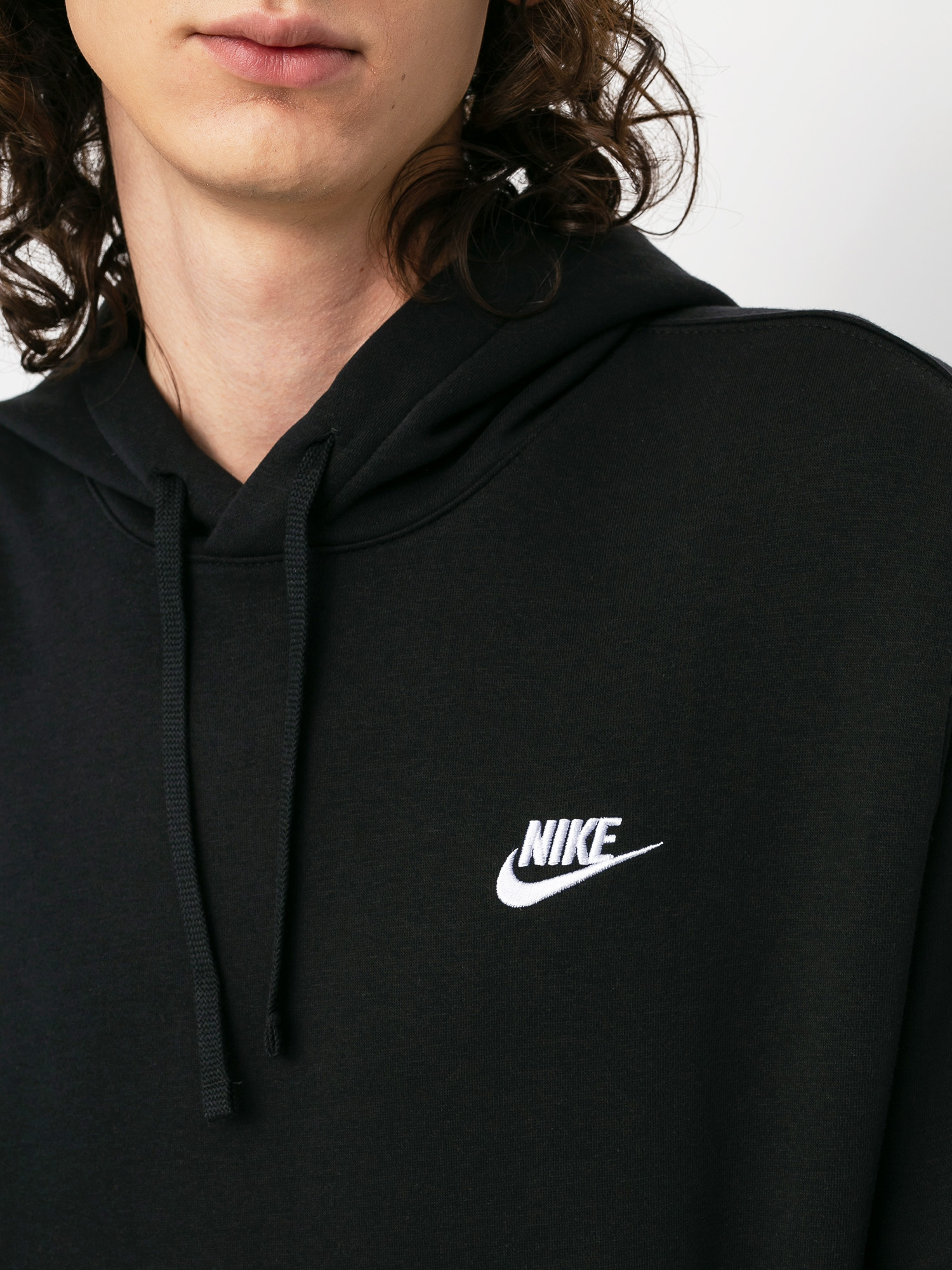 Nike Club Hoodie Po Bb HD Hoody (black/black/white)