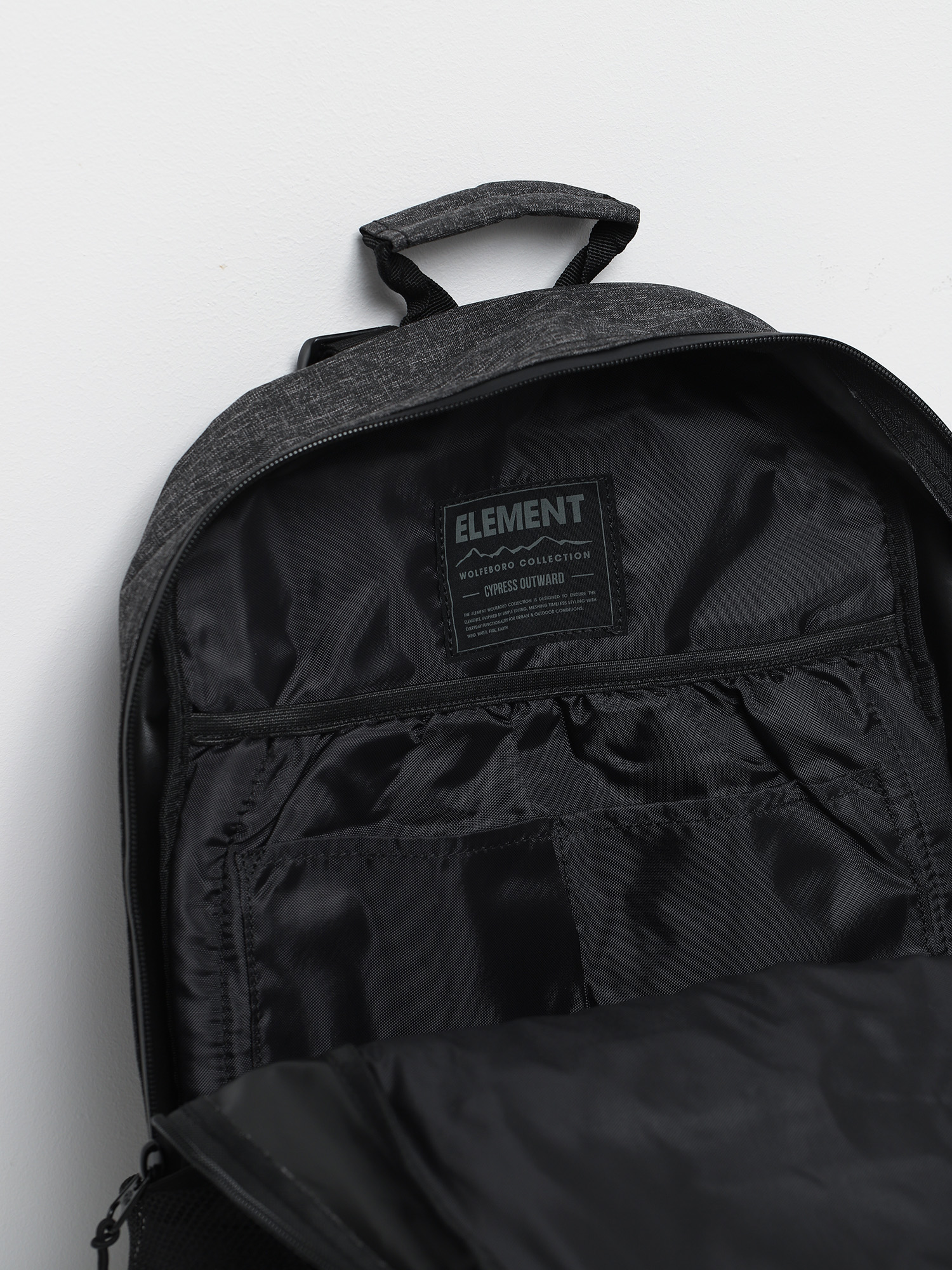 Element Cypress Outward Backpack black black grid htr