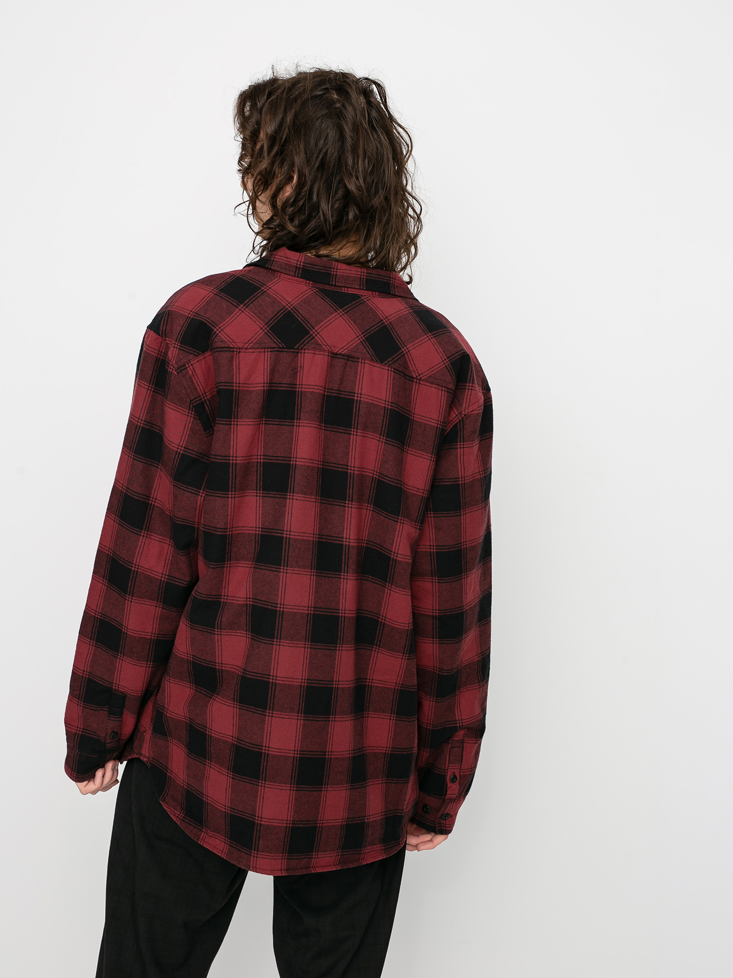 RVCA Replacement Flannel Ls Shirt (red)