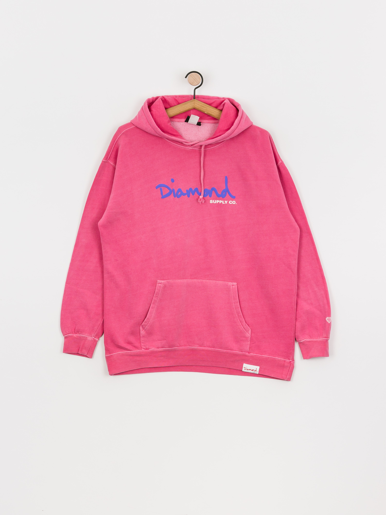 Diamond Supply Co. Og Script Overdyed HD Hoodie (pink)
