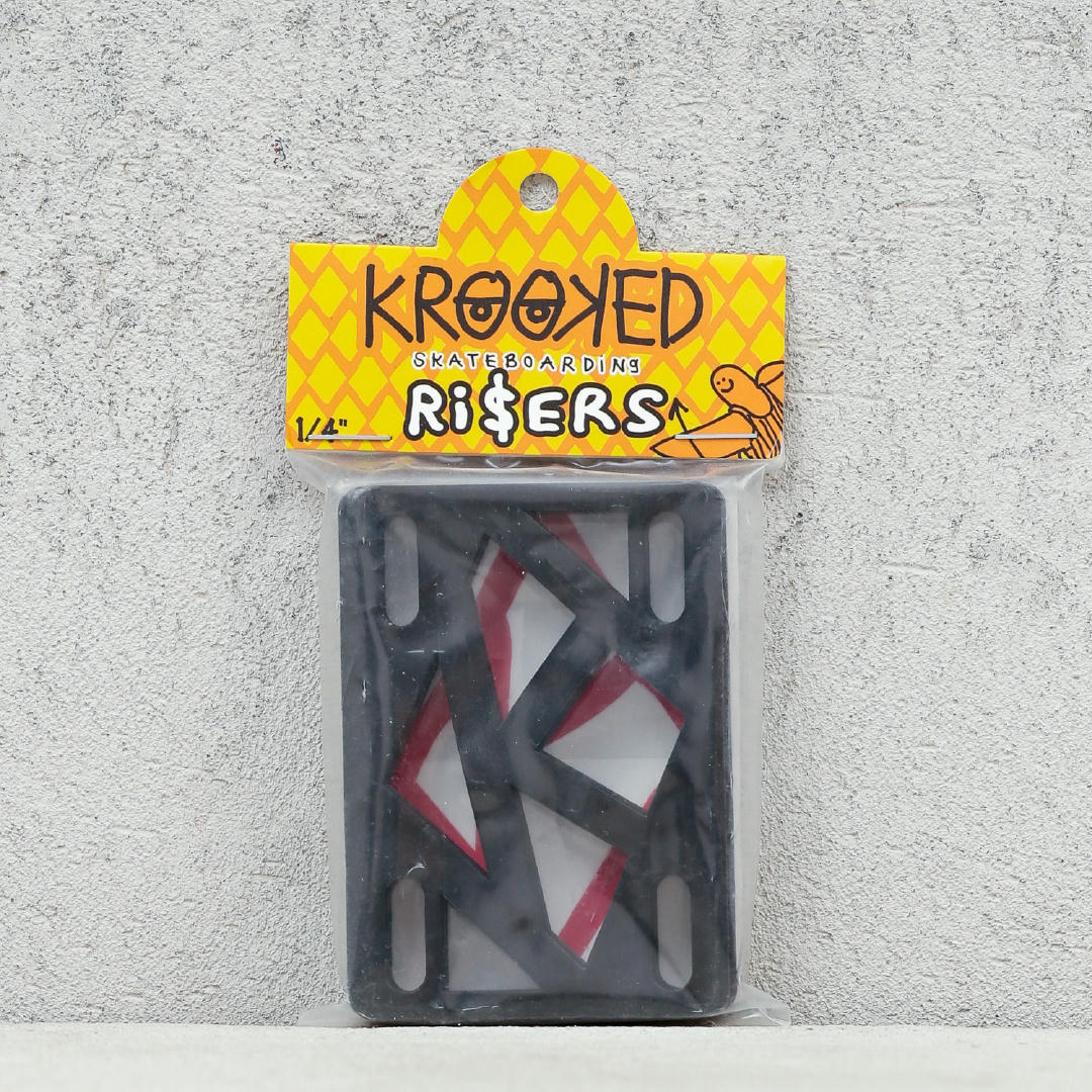 Krooked Riser Pad Risers (black)