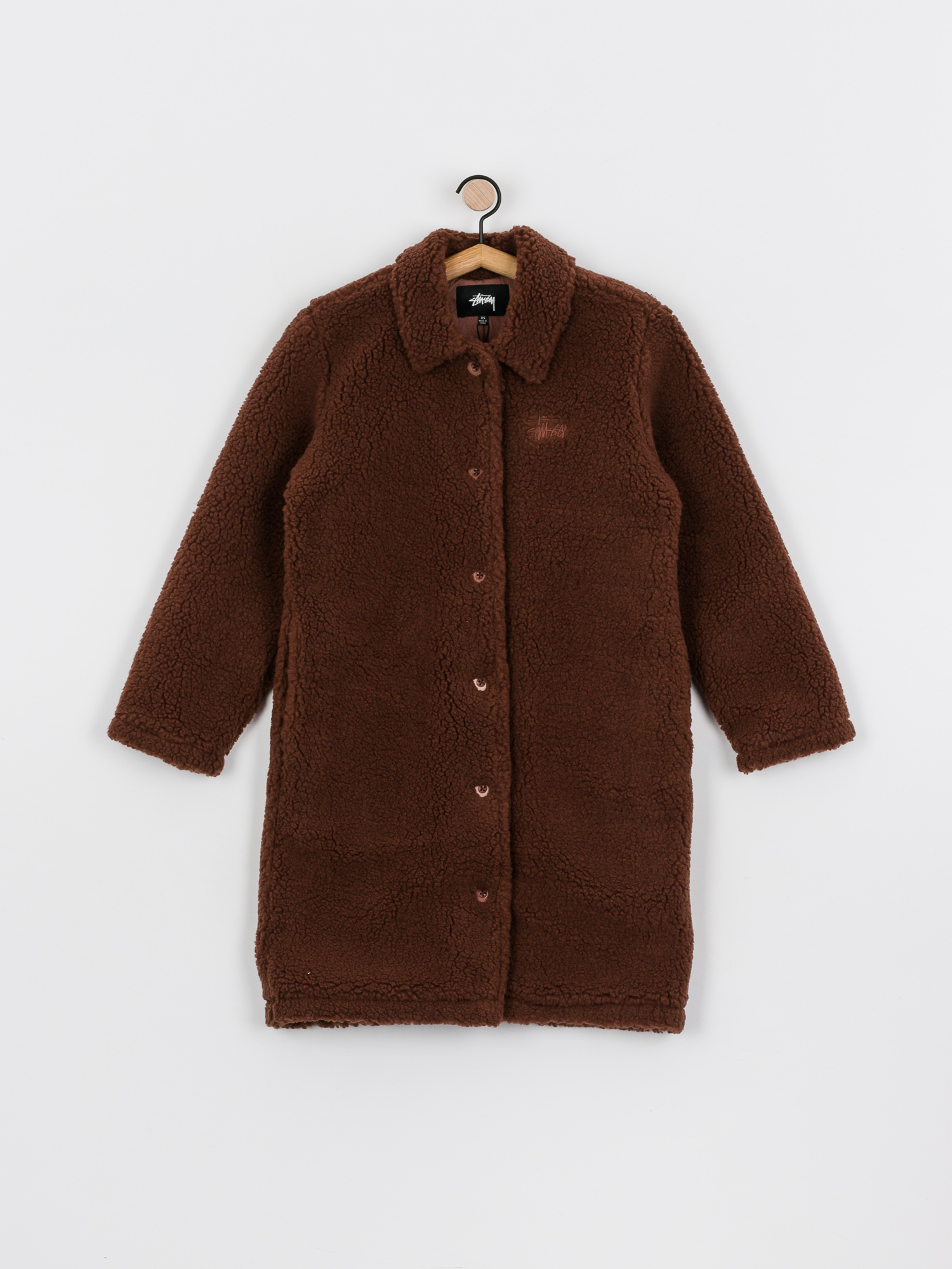 Stussy Kuna Sherpa Coat - brown (brown)