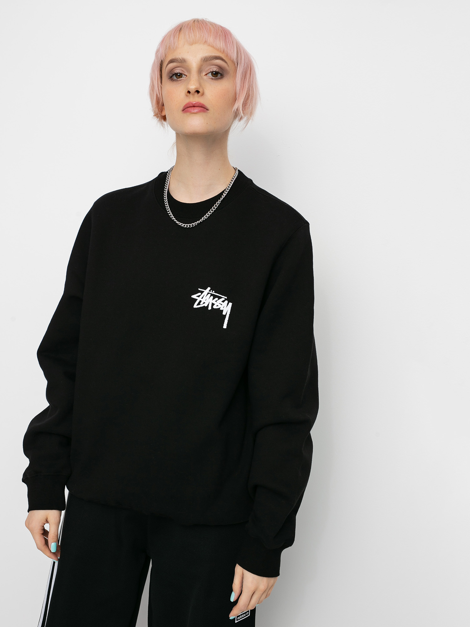 Stussy Ocular Sweatshirt Wmn - black (black)