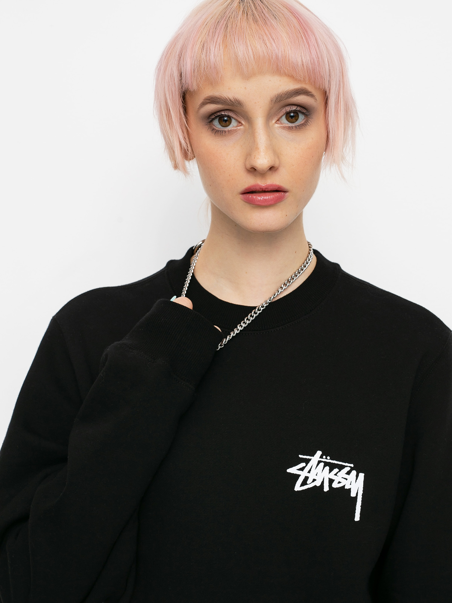 Stussy Ocular Sweatshirt Wmn (black)